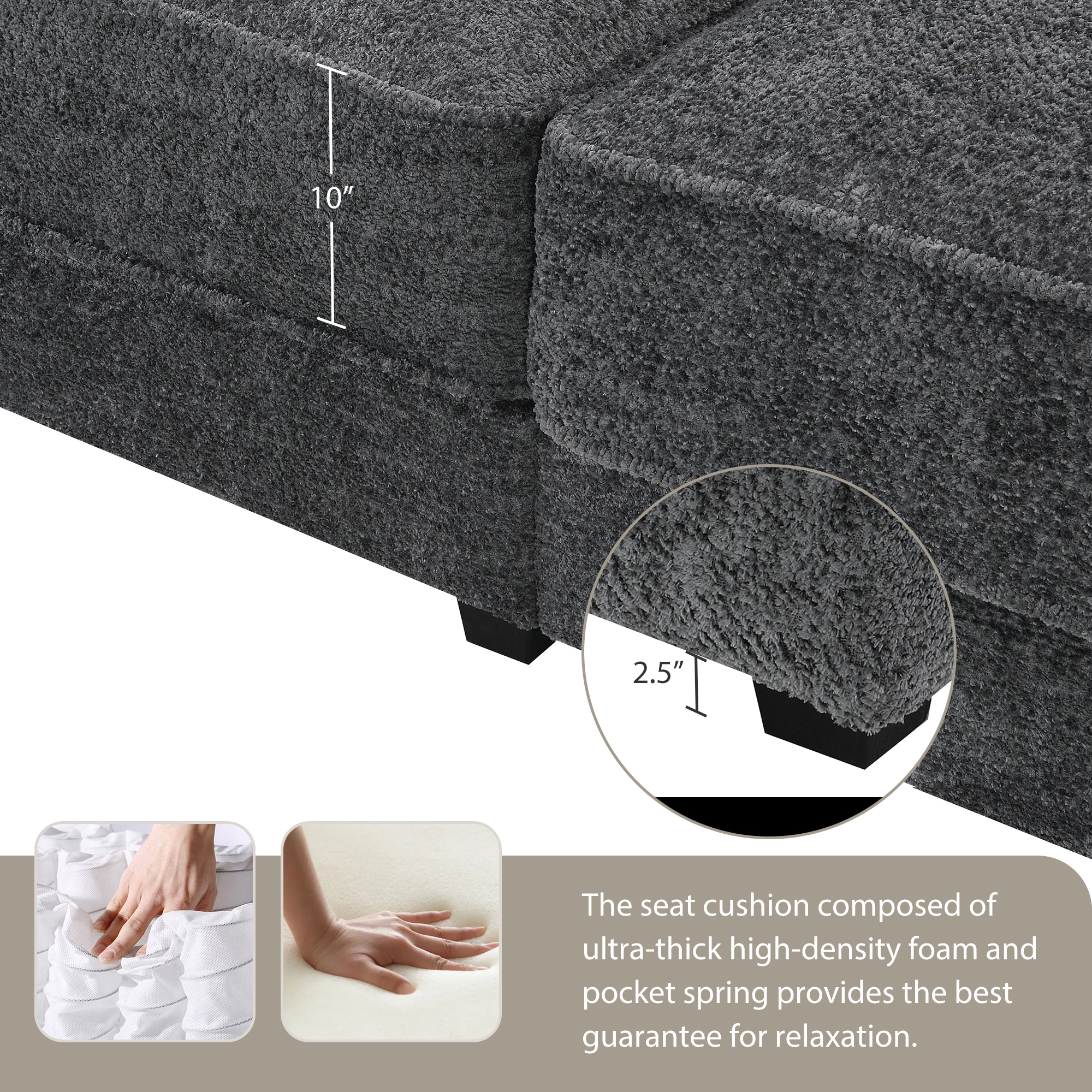 ModernLuxe GS006022AAE Sofas-Loveseats - View #4