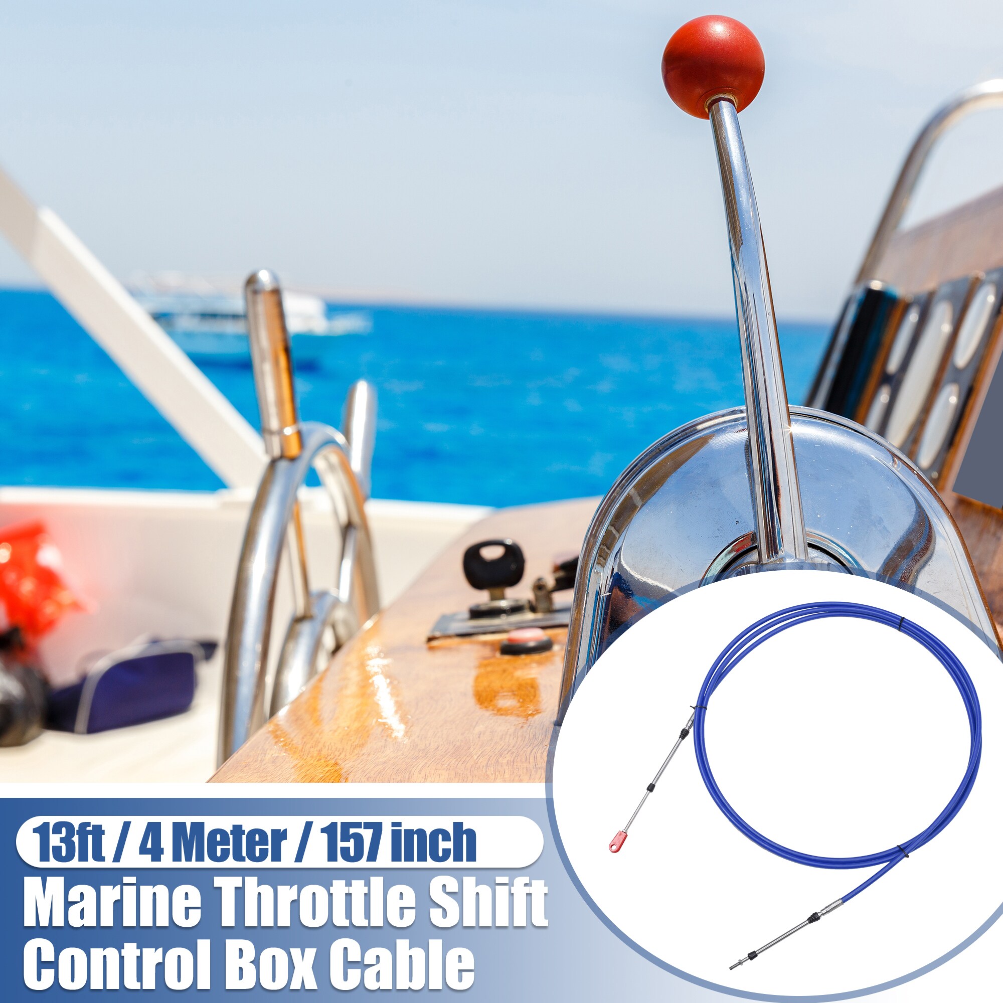 Unique Bargains S25122900UX3847 Boat-Control-Cables - View #2