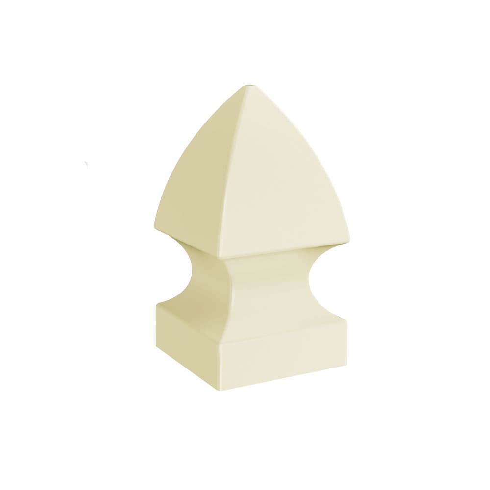 Freedom 73007073 4-in W x 4-in L Sand Vinyl Fence Post Cap- Fits Common Post Measurement: 4-in