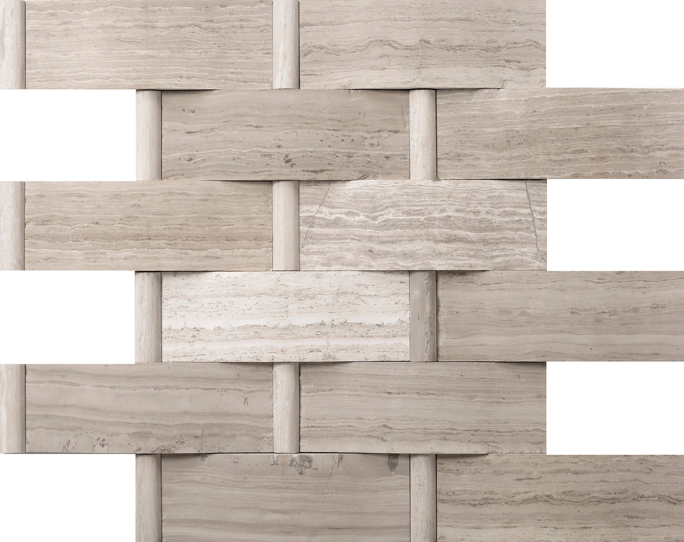 Emser M05METRCR1212MLT METRO Cream Natural Stone Limestone Border Tile (12-in x 12-in)