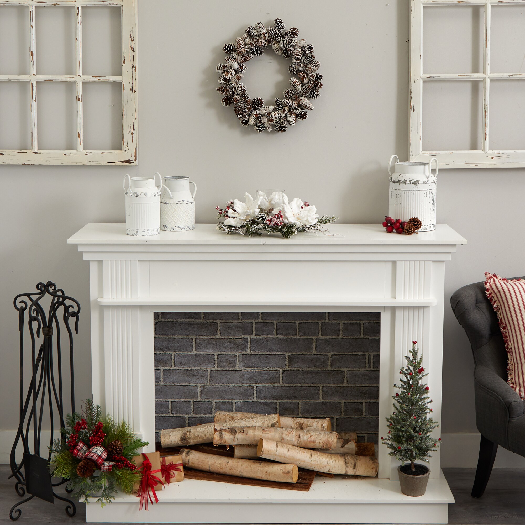 Nearly Natural 4553 Artificial-Christmas-Wreaths - View #4