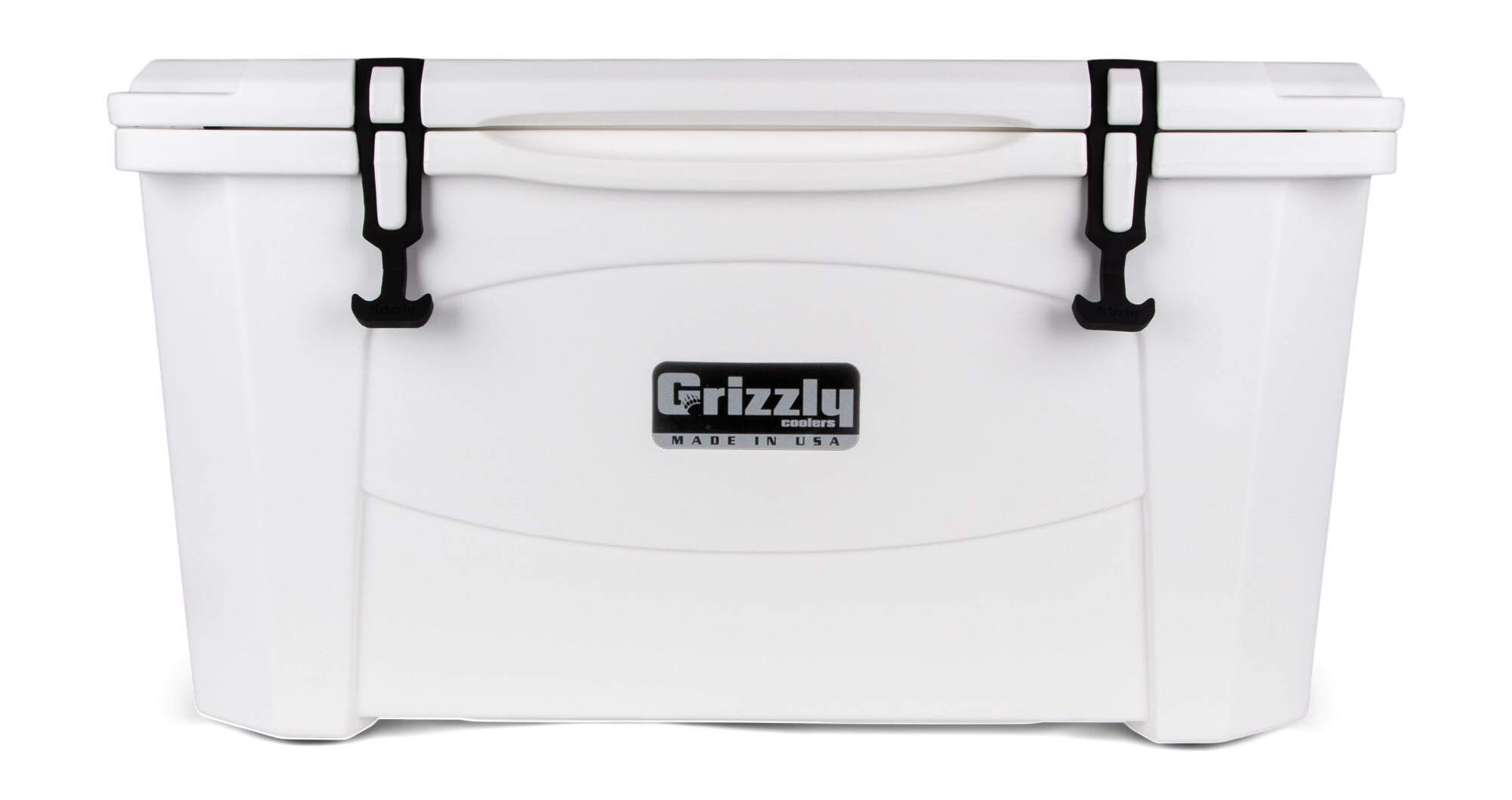 Grizzly Coolers USAMade White 72Can Insulated Chest Cooler with Rotomolded Construction and