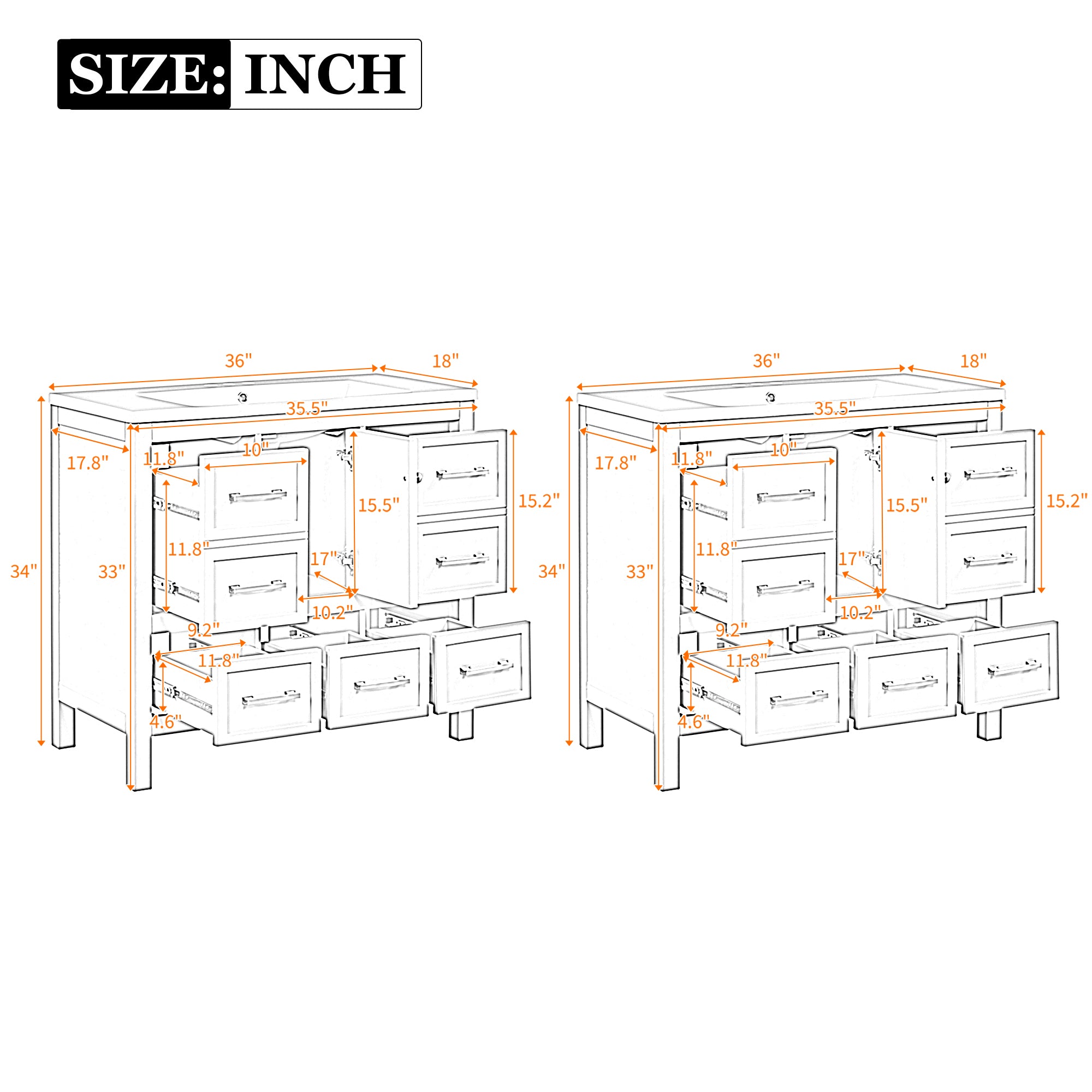 Boyel Living BL-MRS-0012K Bath-Vanity-Combo - View #4