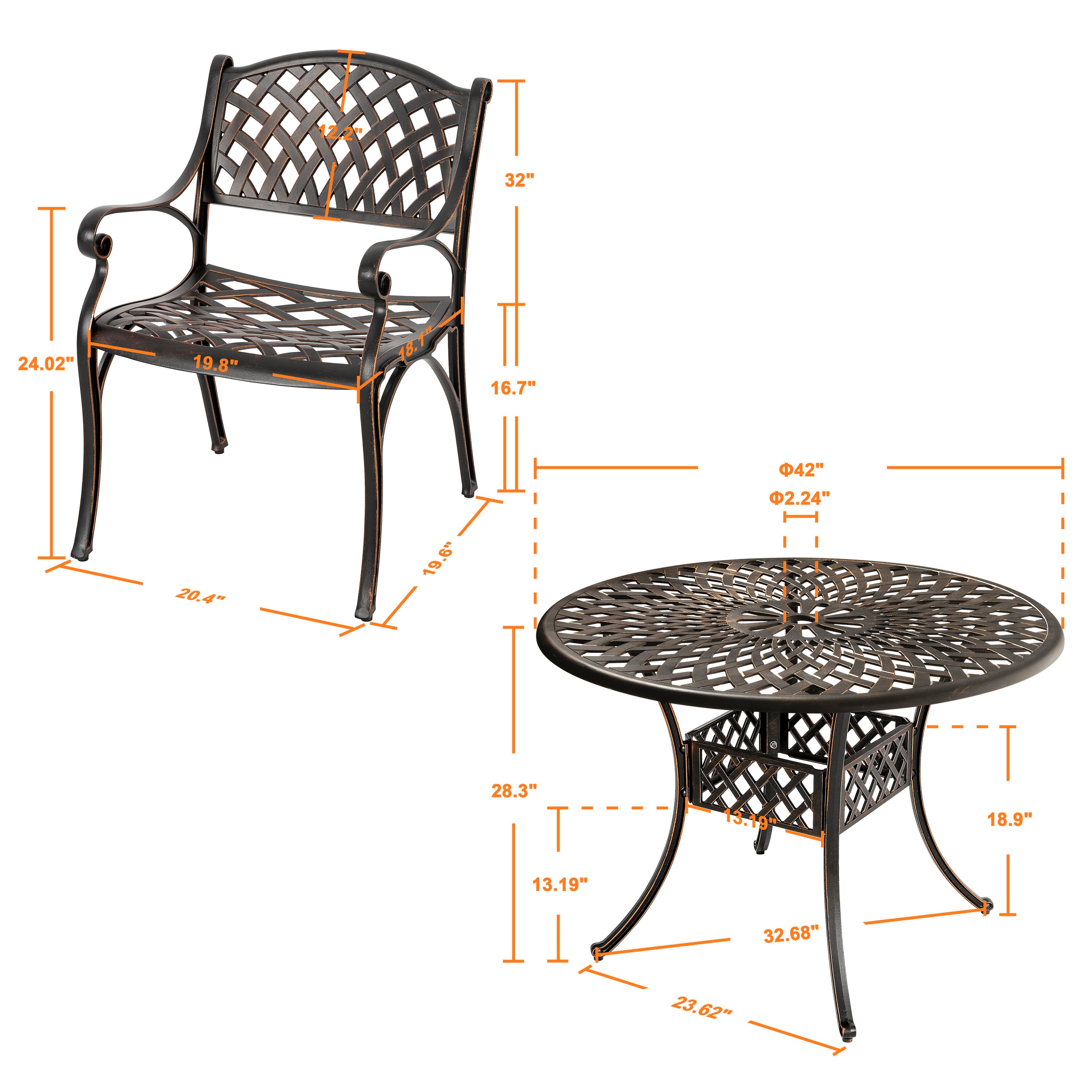 Nuu Garden SCD002-01A Patio-Dining-Sets - View #11