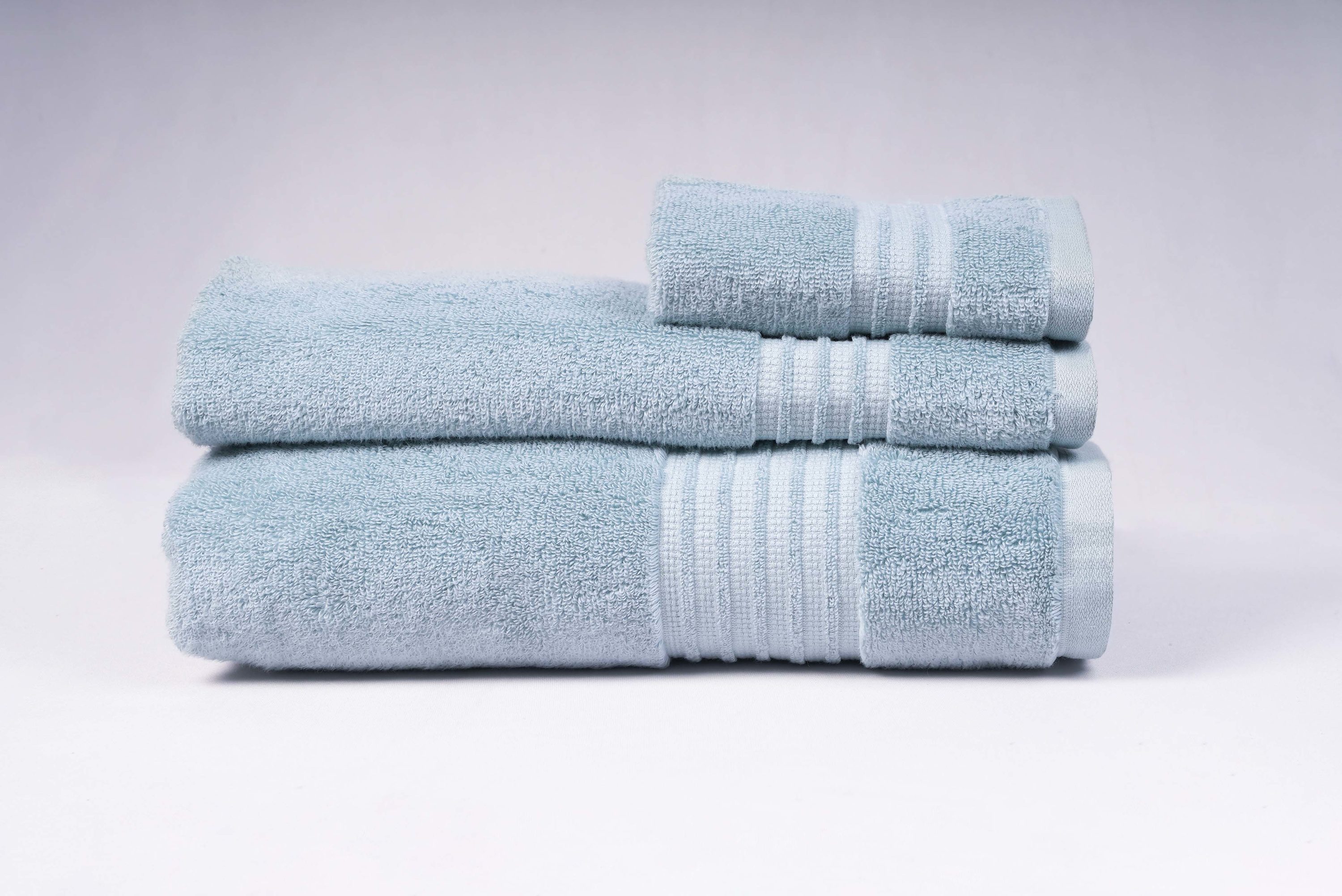 Allen + Roth Cotton Bath Towel Set - White - 4 Pieces