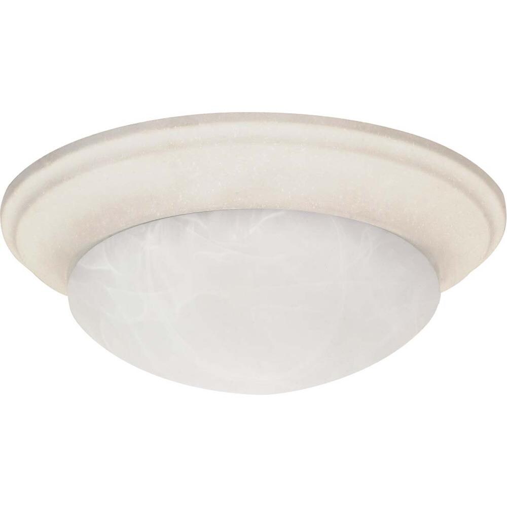  LW287 1-Light 2-in Textured White Flush Mount Light