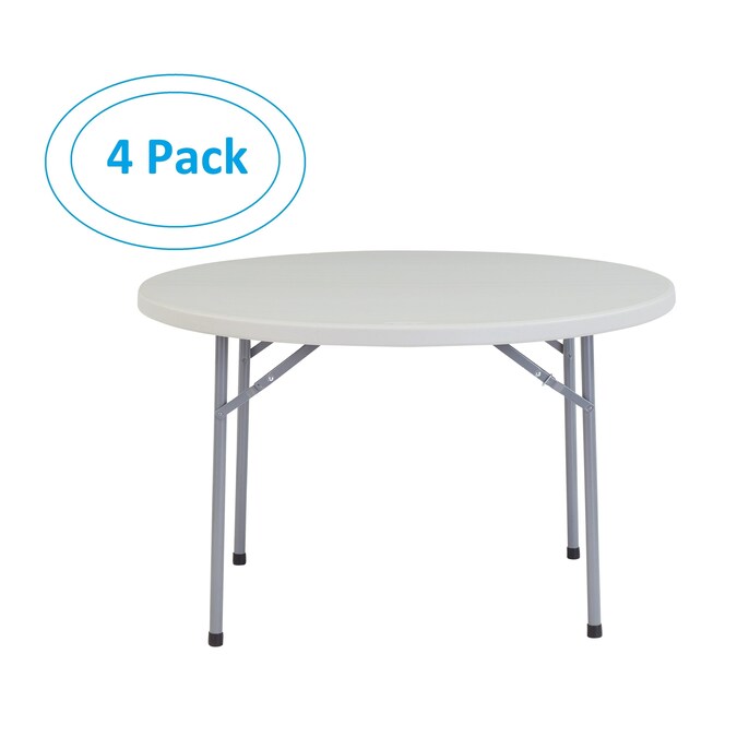 Folding Tables Department At, 48 Inch Round Folding Table Lowe S