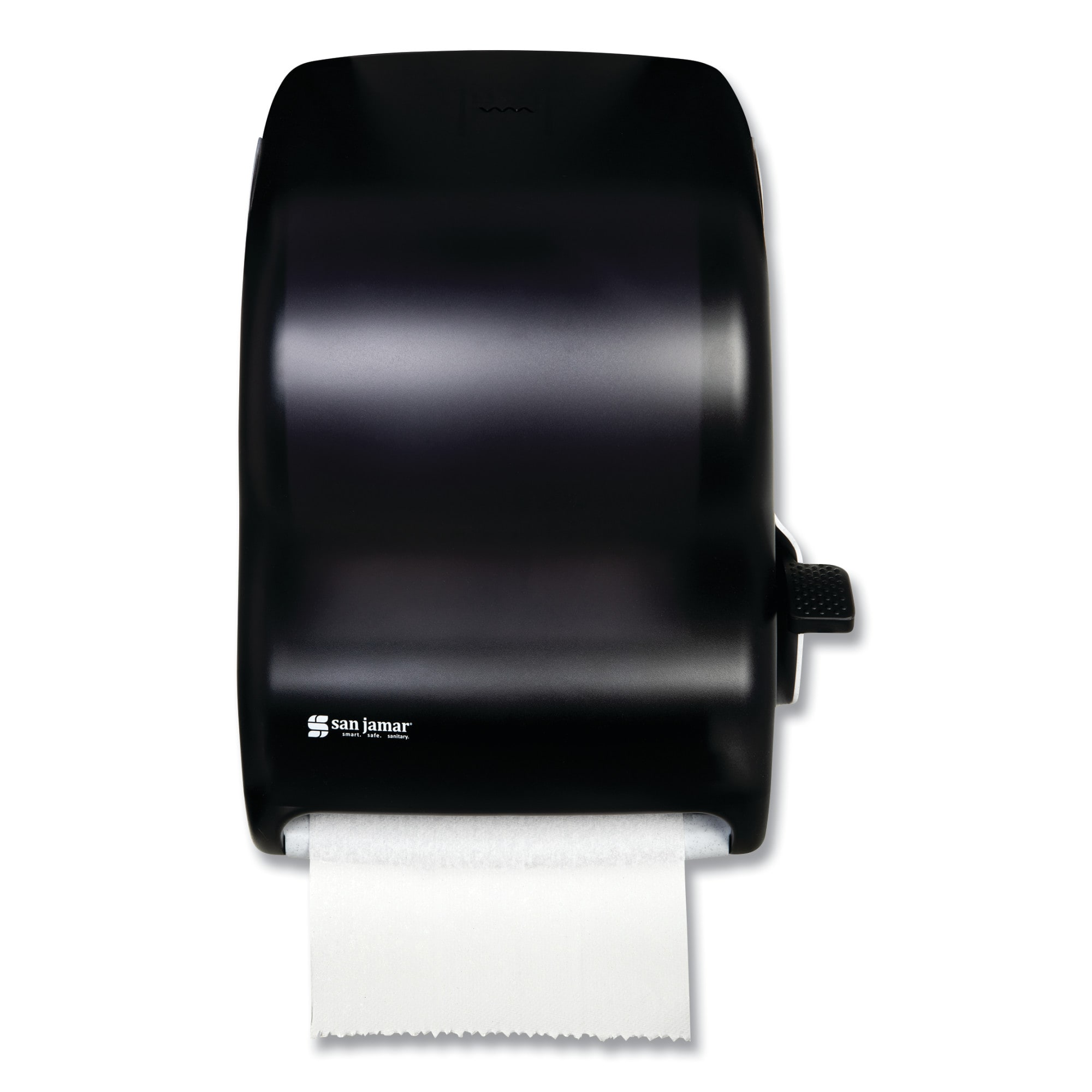 San Jamar Transparent Black Pearl Lever Control Paper Towel Dispenser in  the Paper Towel Dispensers department at