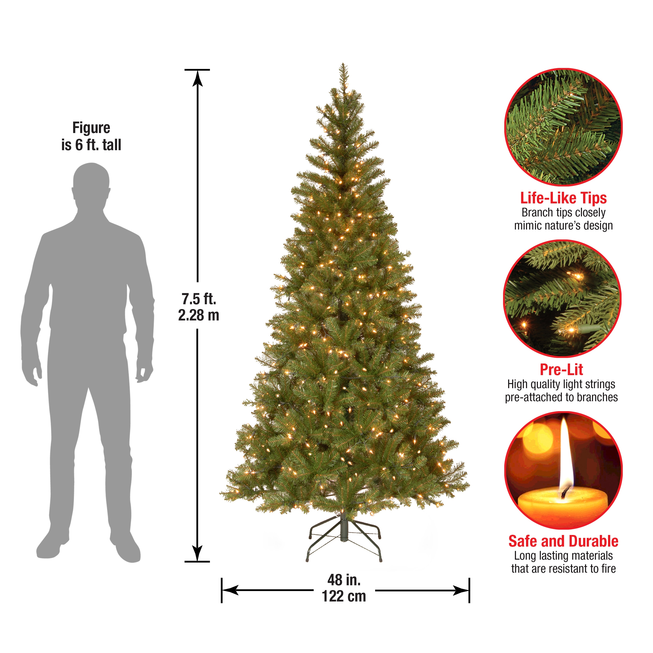 National Tree Company AP7-300-75 Artificial-Christmas-Trees - View #6