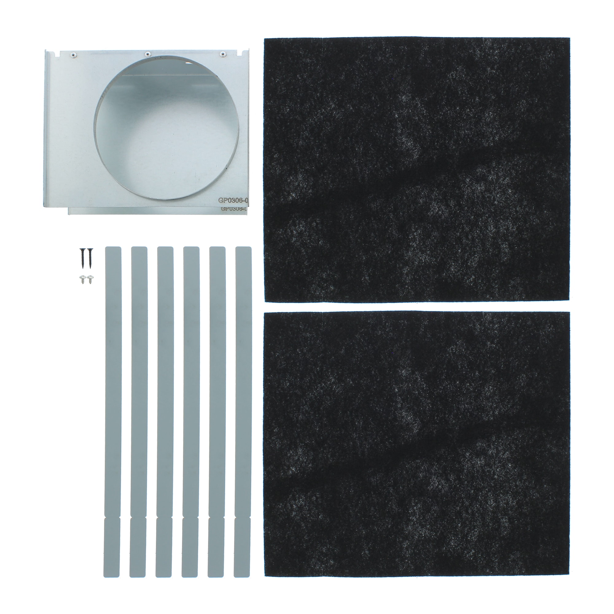 Zephyr BRC-0108 Brisas Duct-Free Wall-Mounted range hood Recirculation kit 4 -Pack Silver