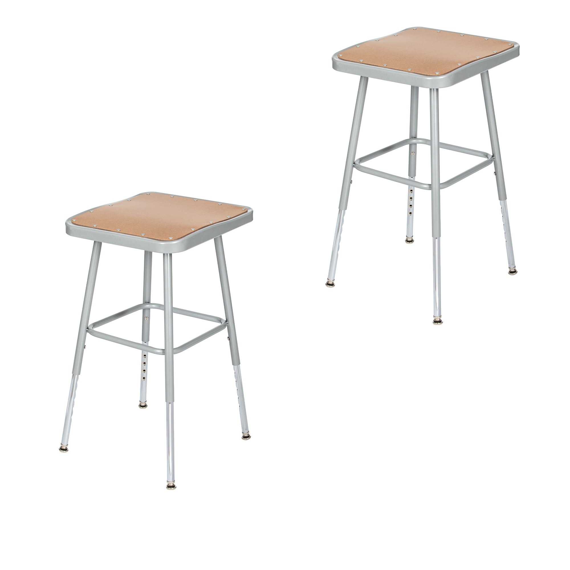 Hampden Furnishings HMD6300AGY-H/2 2 -Pack 18-Inches x 14-Inches Work seat