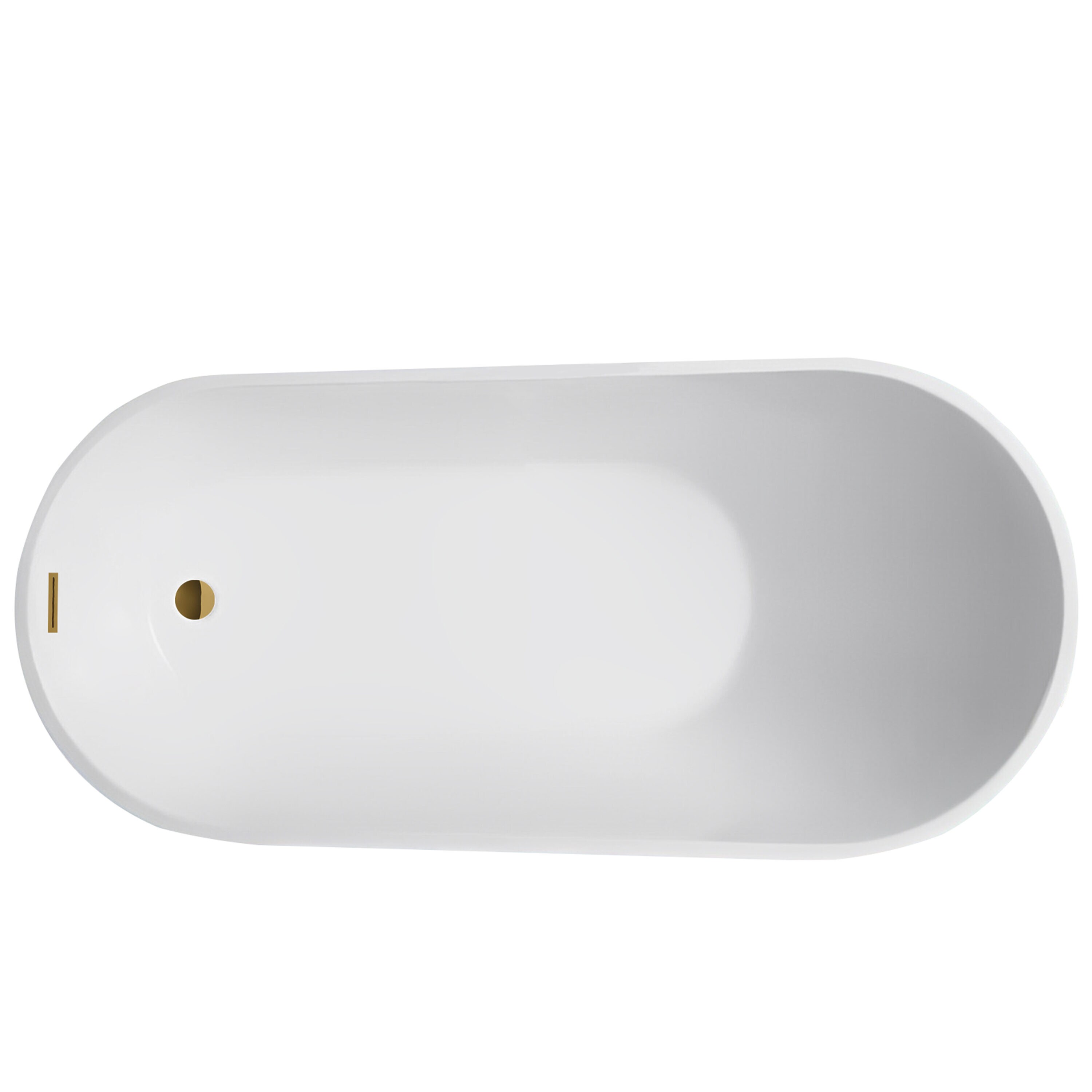 Cora 67" White Freestanding Acrylic Bathtub