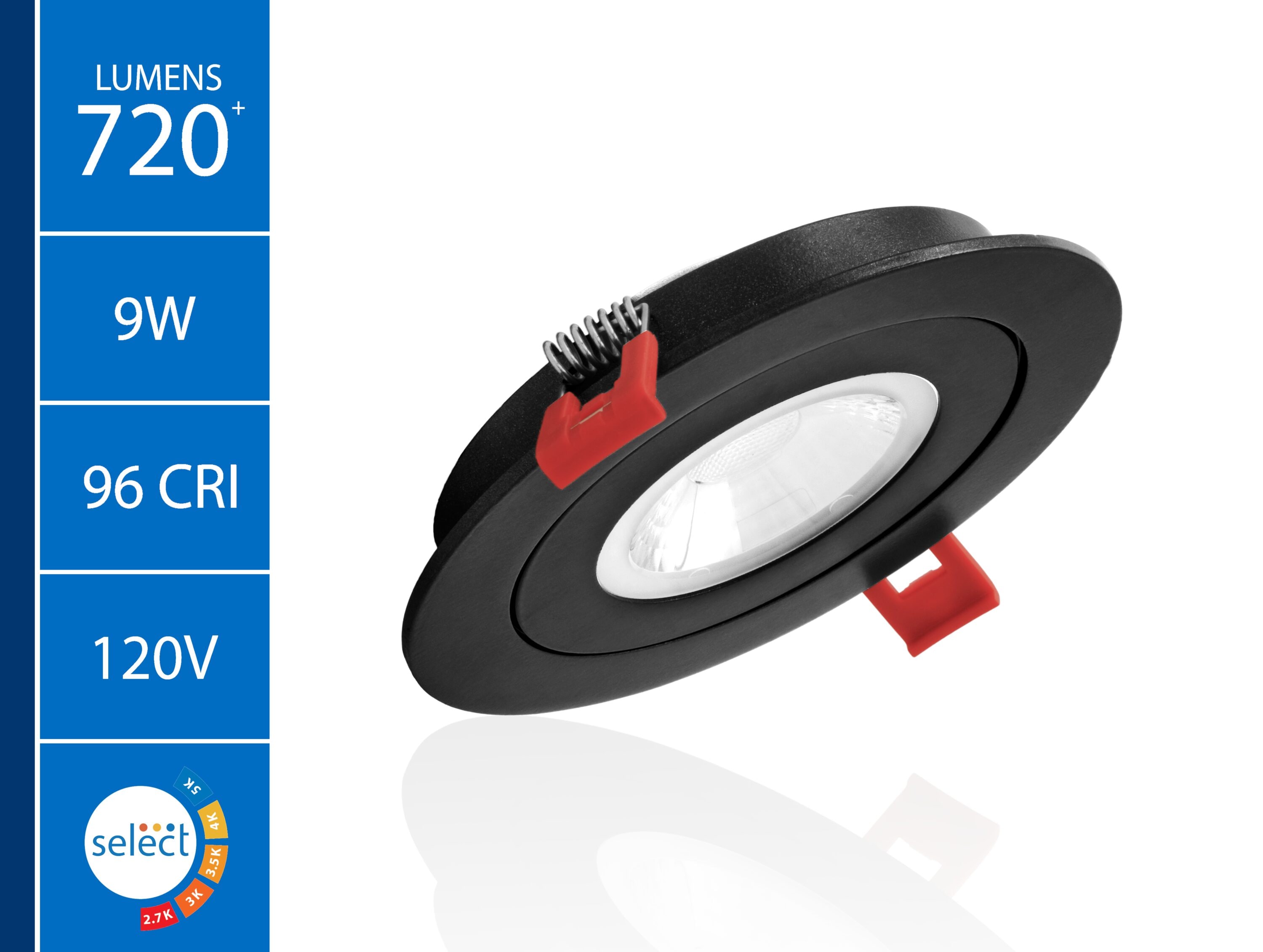 Nicor Lighting DGF43120SRDBK Led-Retrofit-Downlight - View #2