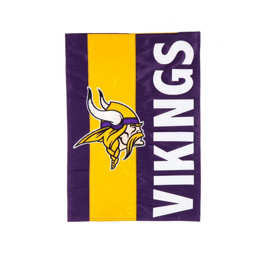 Minnesota Vikings Flag 3x5 Deluxe Americana Design