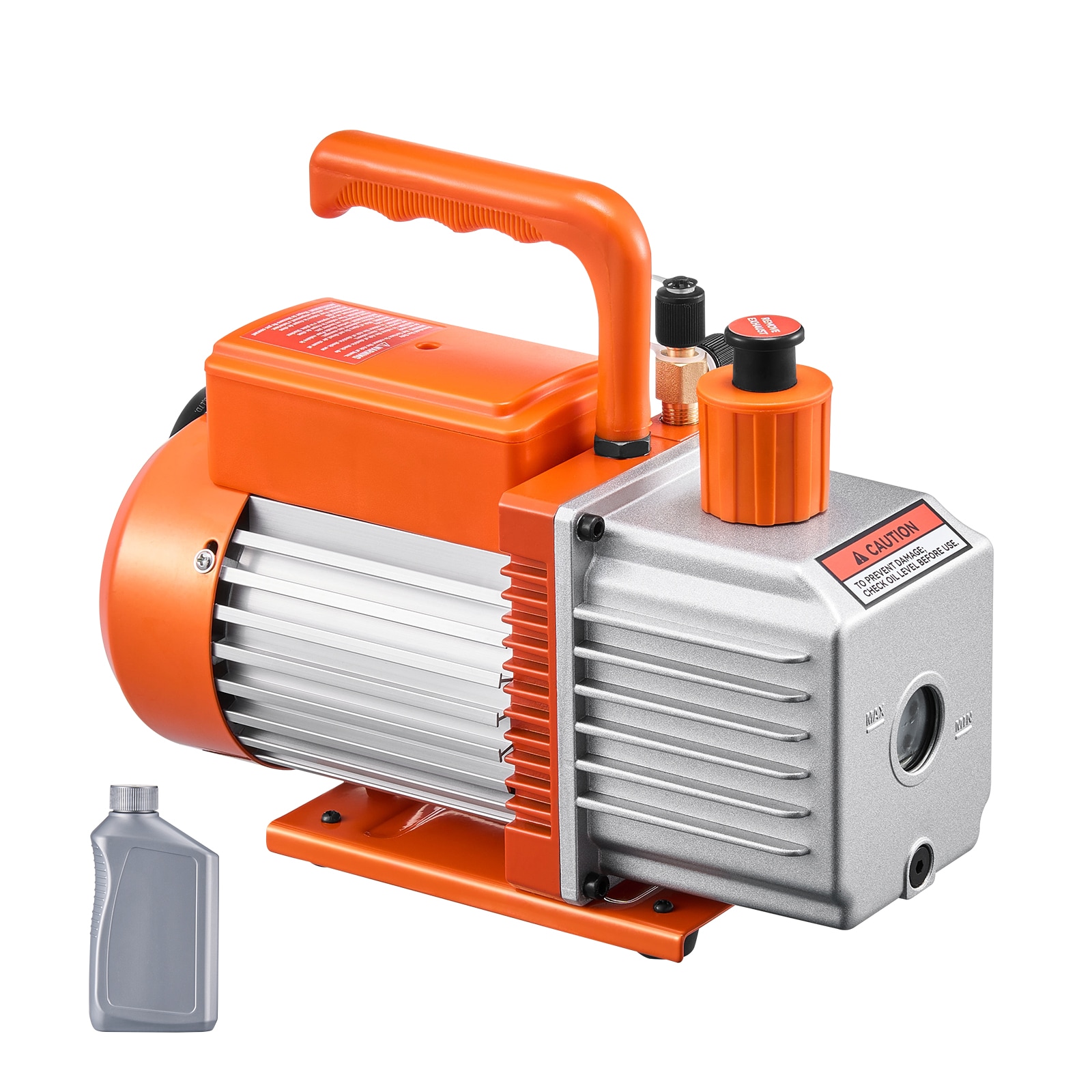 VEVOR Vacuum Pump 6 CFM HVAC 2 Stage Rotary Vane Vacuum Pump for