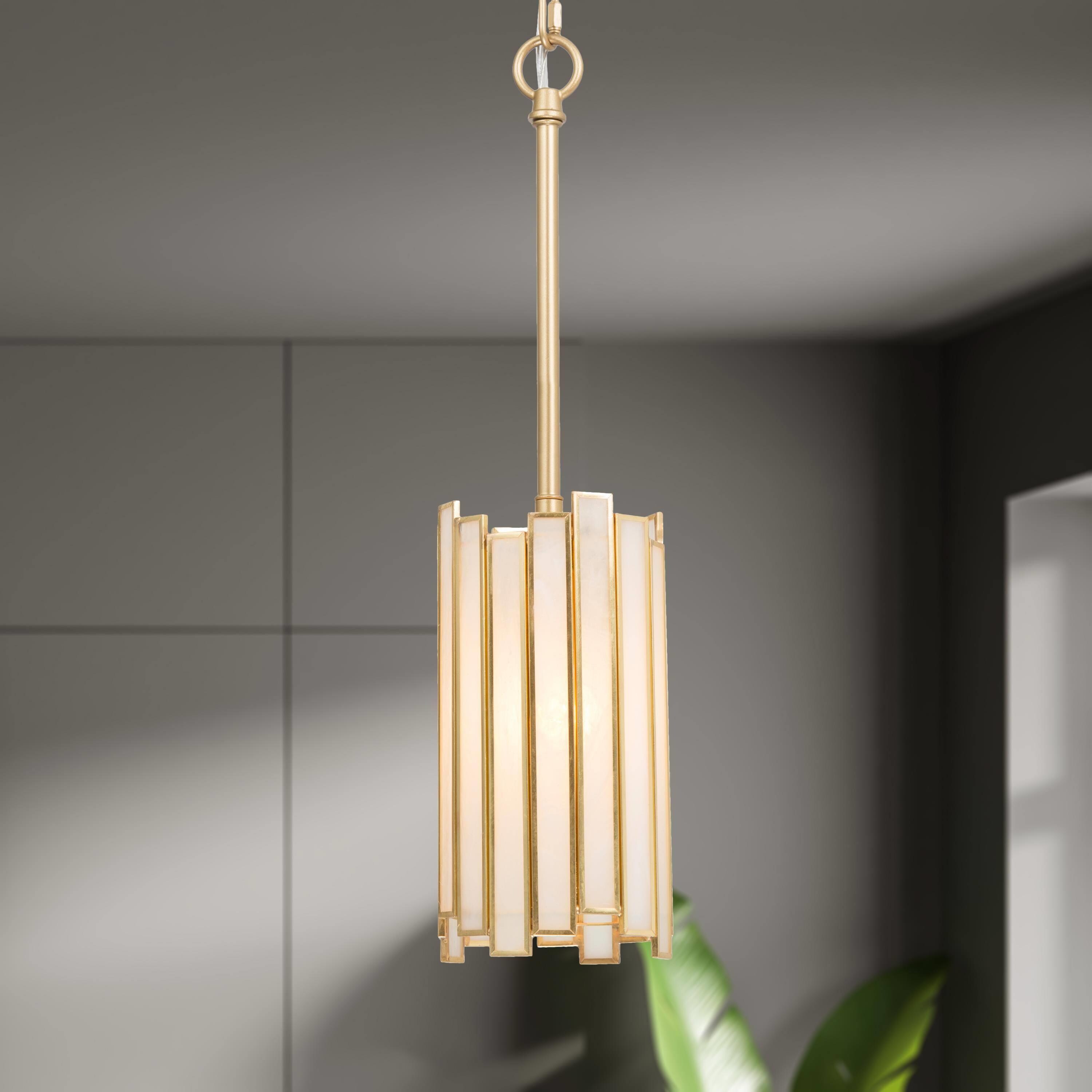 gold light pendant fitting