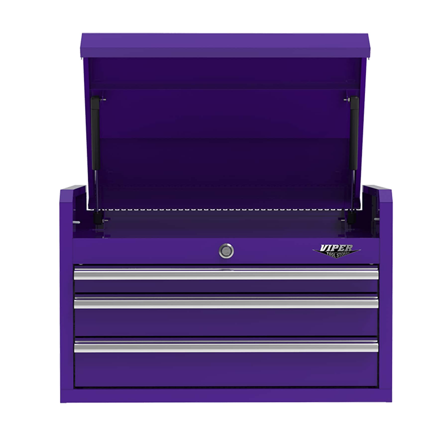 Viper Tool Storage 26-in W x 16.63-in H 3-Drawer Steel Tool Chest (Purple)  in the Top Tool Chests department at