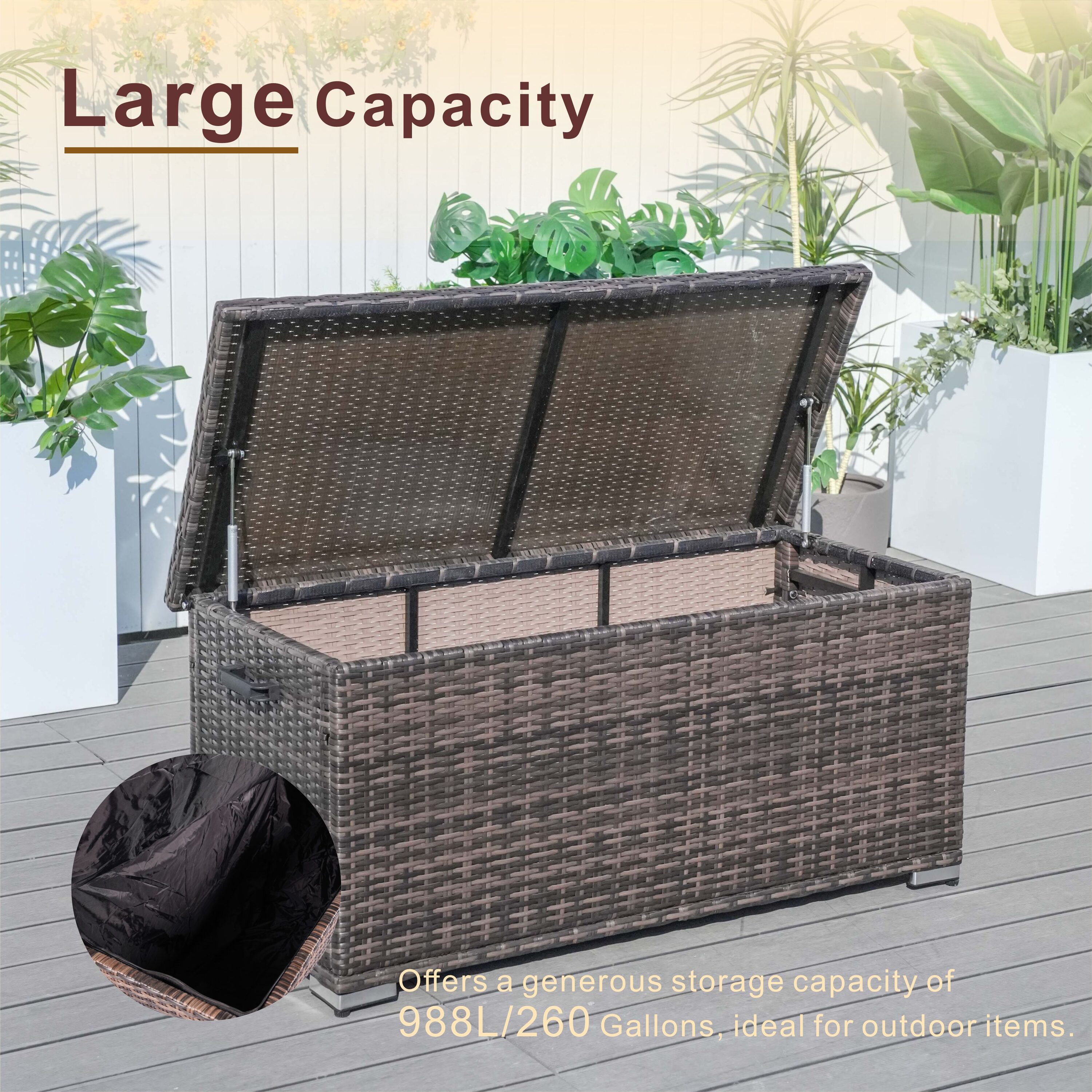 Direct Wicker DWD-1122&3256B-BR Patio-Dining-Sets - View #17