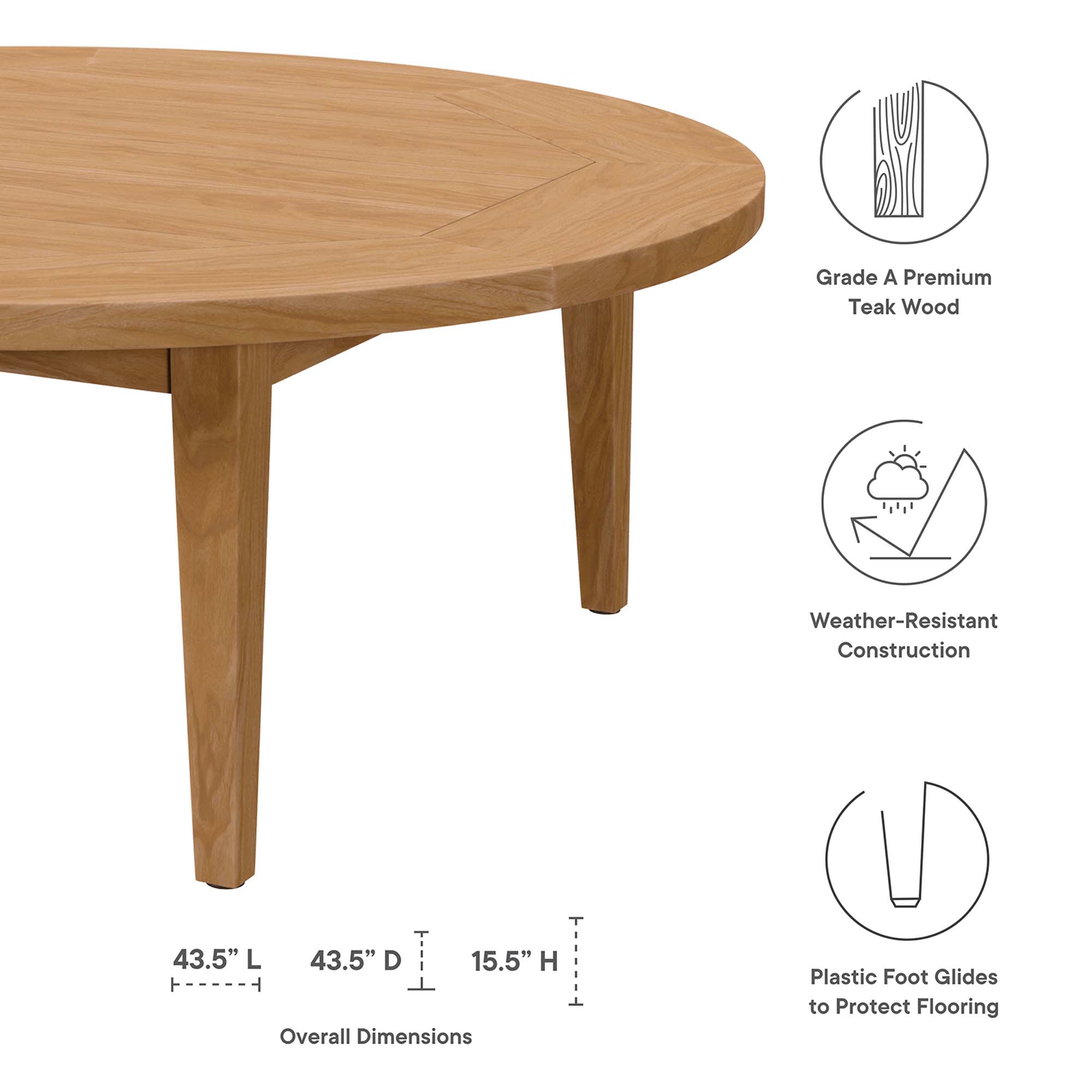 Modway EEI-5603-NAT Patio-Tables - View #2