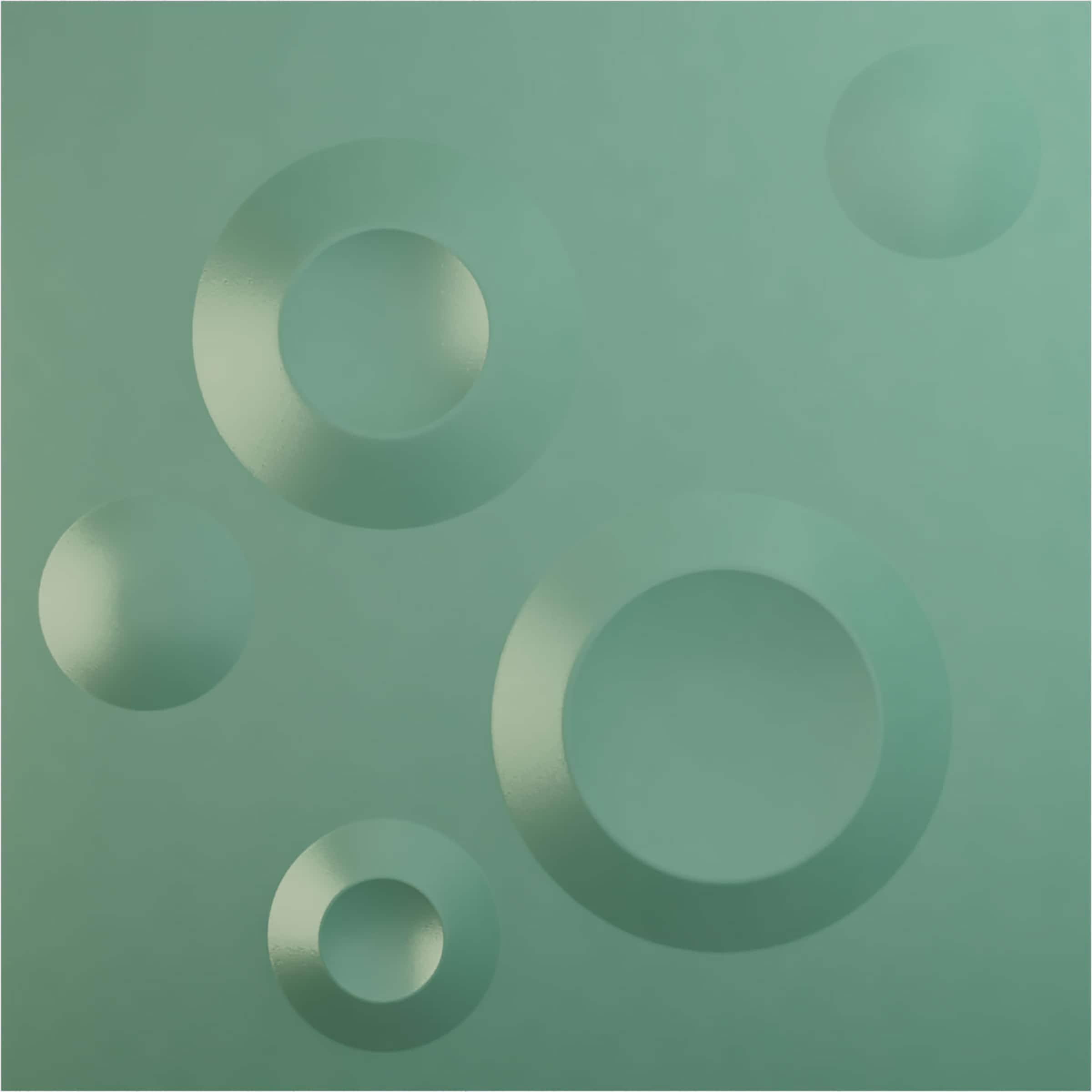 Ekena Millwork WP20X20COFSM 19-5/8-in x 19-5/8-in Embossed Universal Pearl Metallic Sea Mist PVC Wall Panel Abstract
