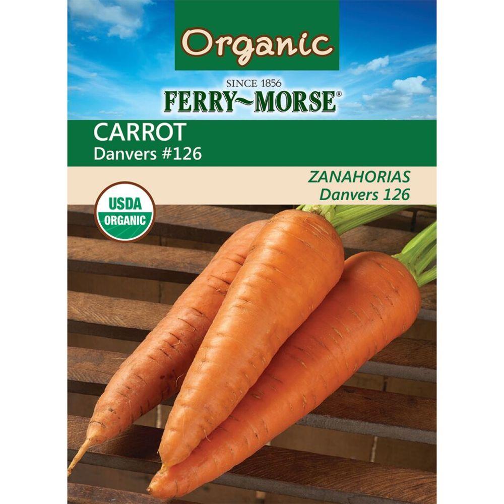 Ferry-Morse 474562.249.464372 Organic 2.7-Gram Organic Carrot Danvers #126 (L0000)