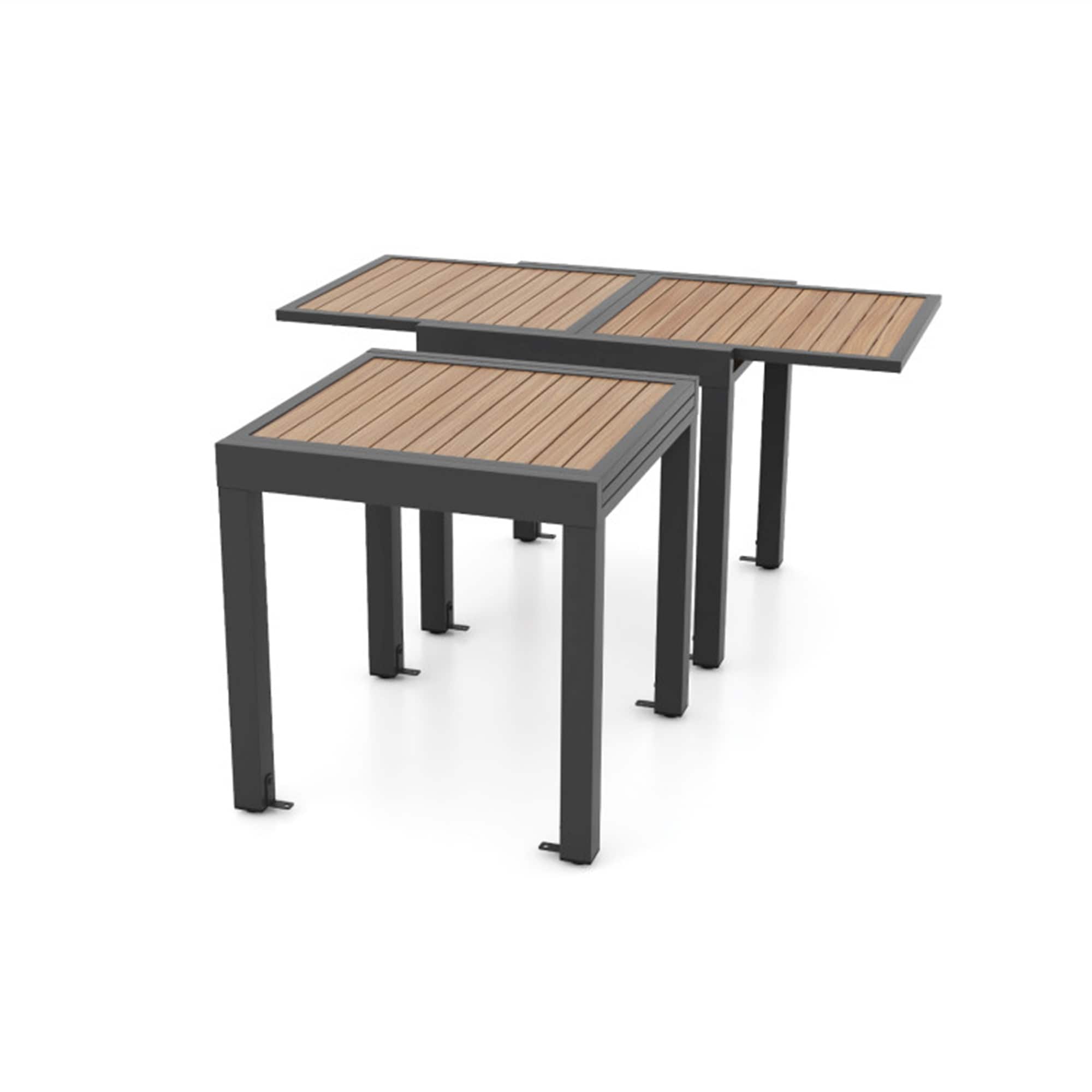 BABOOM BOM-11796CF-CO Outdoor Tables Rectangle Extendable Outdoor Dining 31.5-in W x 63-in L