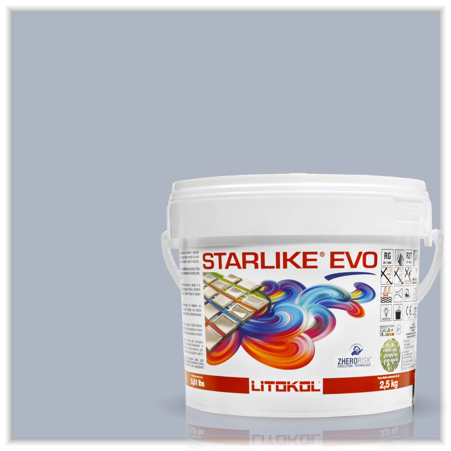 The Tile Doctor 310 2.5KG-5.5LB Glamour Collection Starlike EVO 310 Azzurro Polvere Epoxy Grout (5.5-lb)