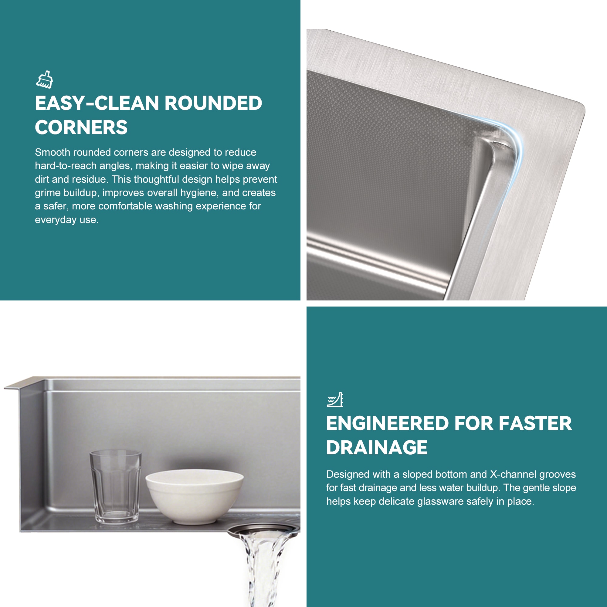 Trivework AQKS07-BR-301808Z Kitchen-Sinks - View #4