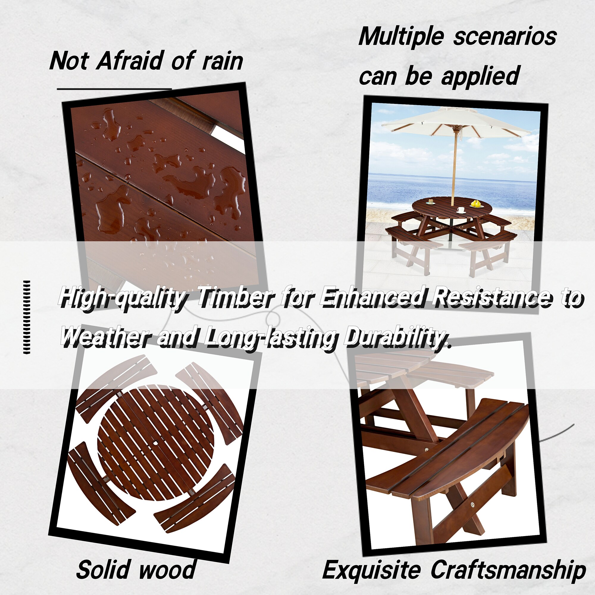 Bybafun YC5000042 Picnic-Tables - View #6