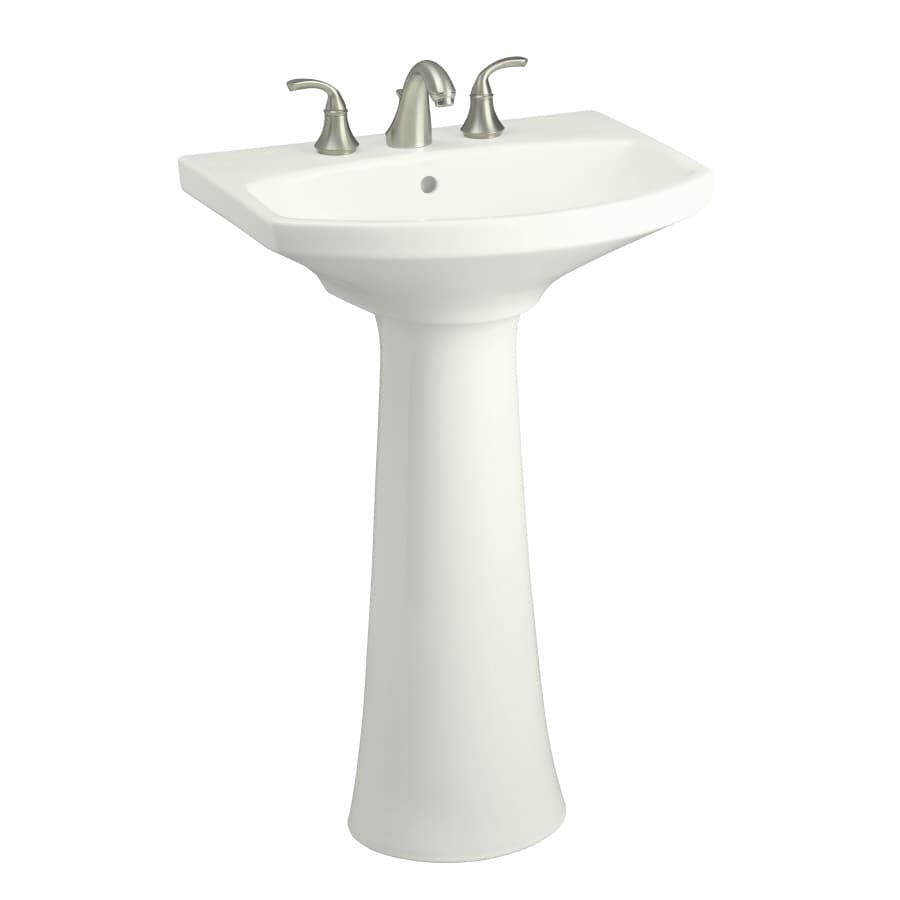 KOHLER Cimarron White Vitreous China (18.88-in x 22.75-in x 34.5-in) in ...