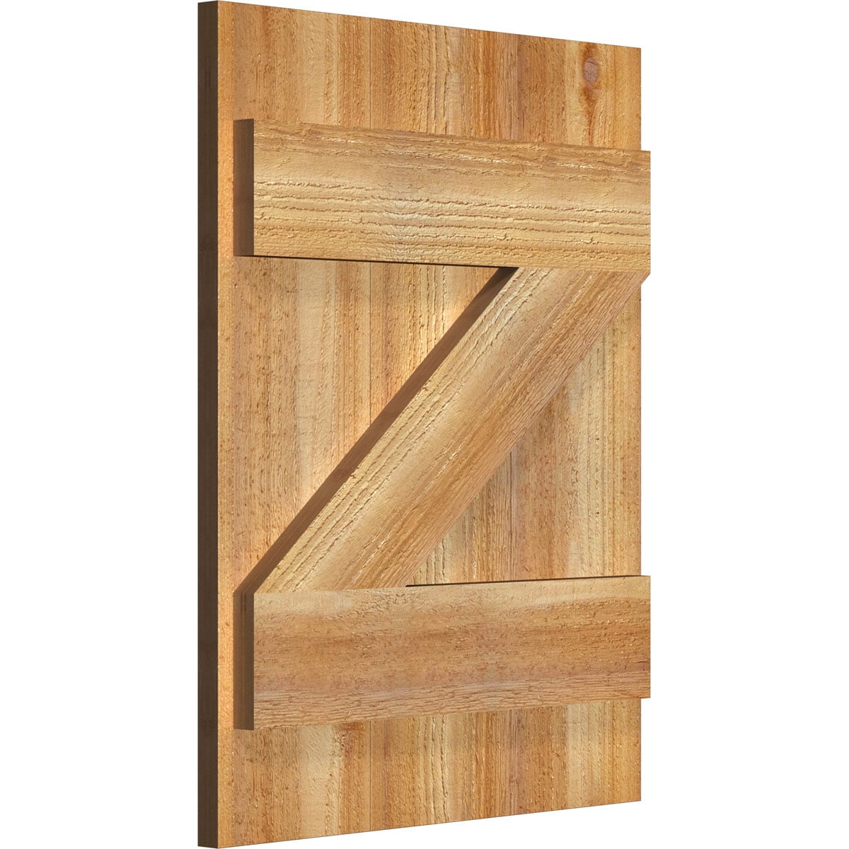 Ekena Millwork RBJ06Z16X021RWR Exterior-Shutters - View #2