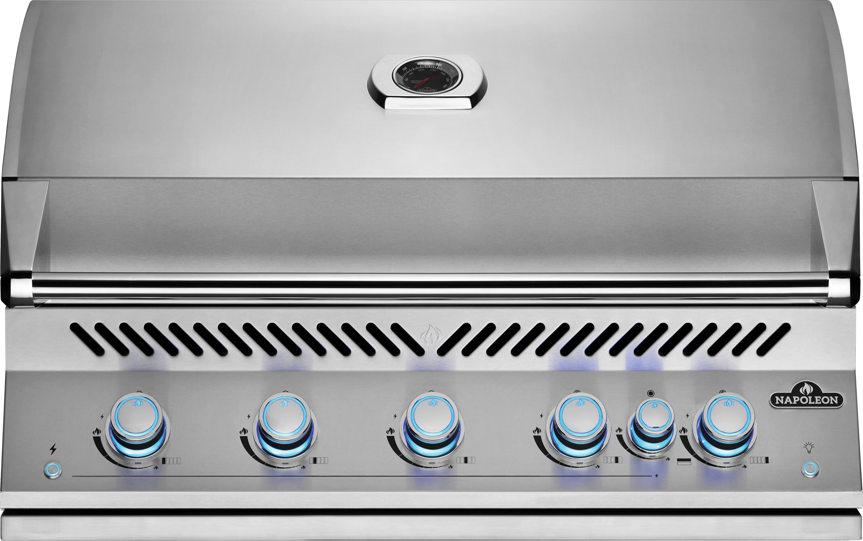 NAPOLEON BIG38RBPSS-1 Built-In 700 Series Stainless Steel 39.5-in W 5-Burner Infrared Built-In Grill