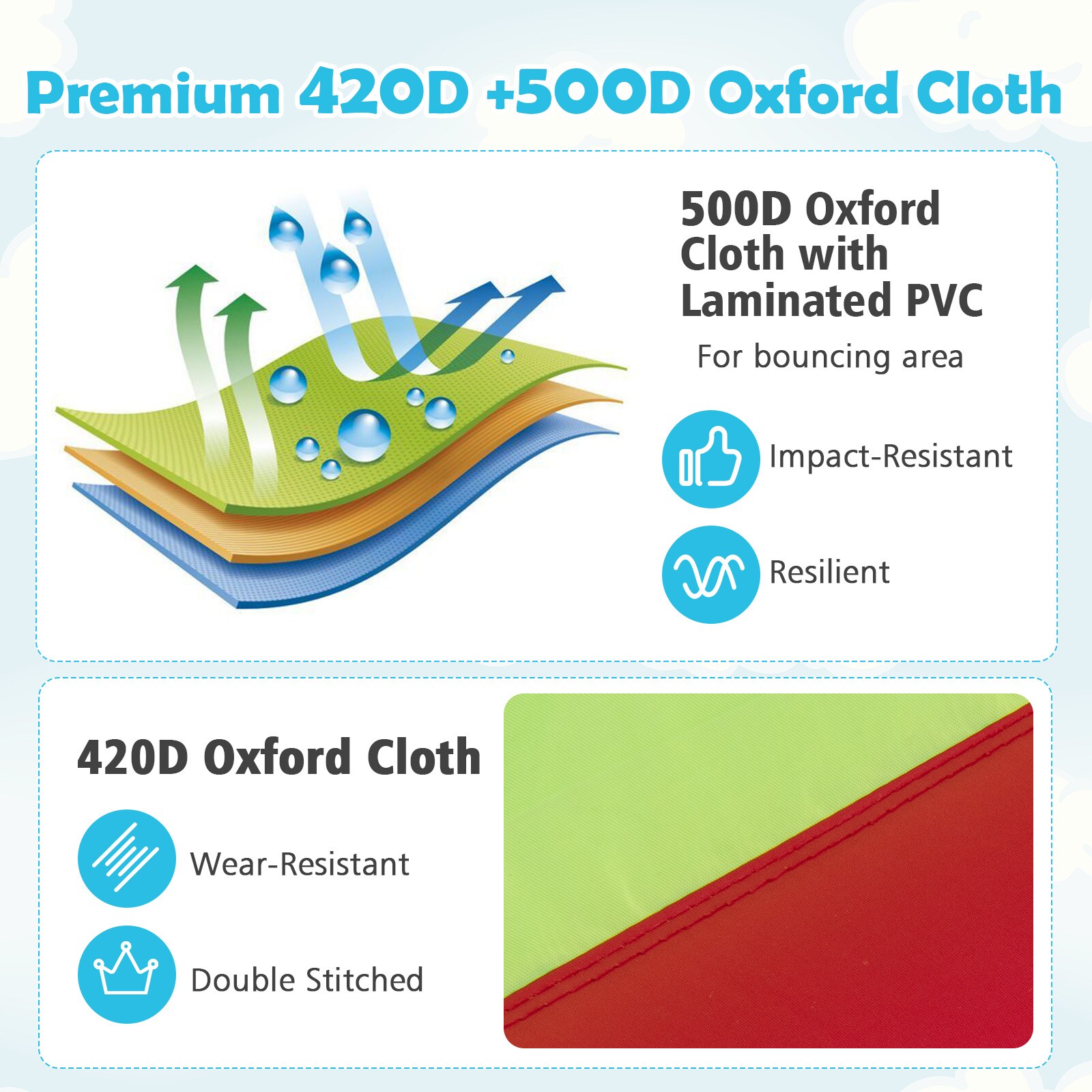 Slickblue D-CO-SU06911PN Bounce-Houses - View #7