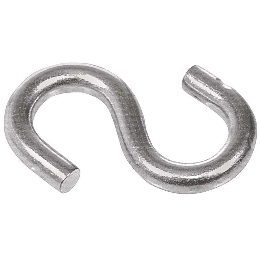 Hillman 0.25-in Zinc-plated Steel S-hook in the Hooks department