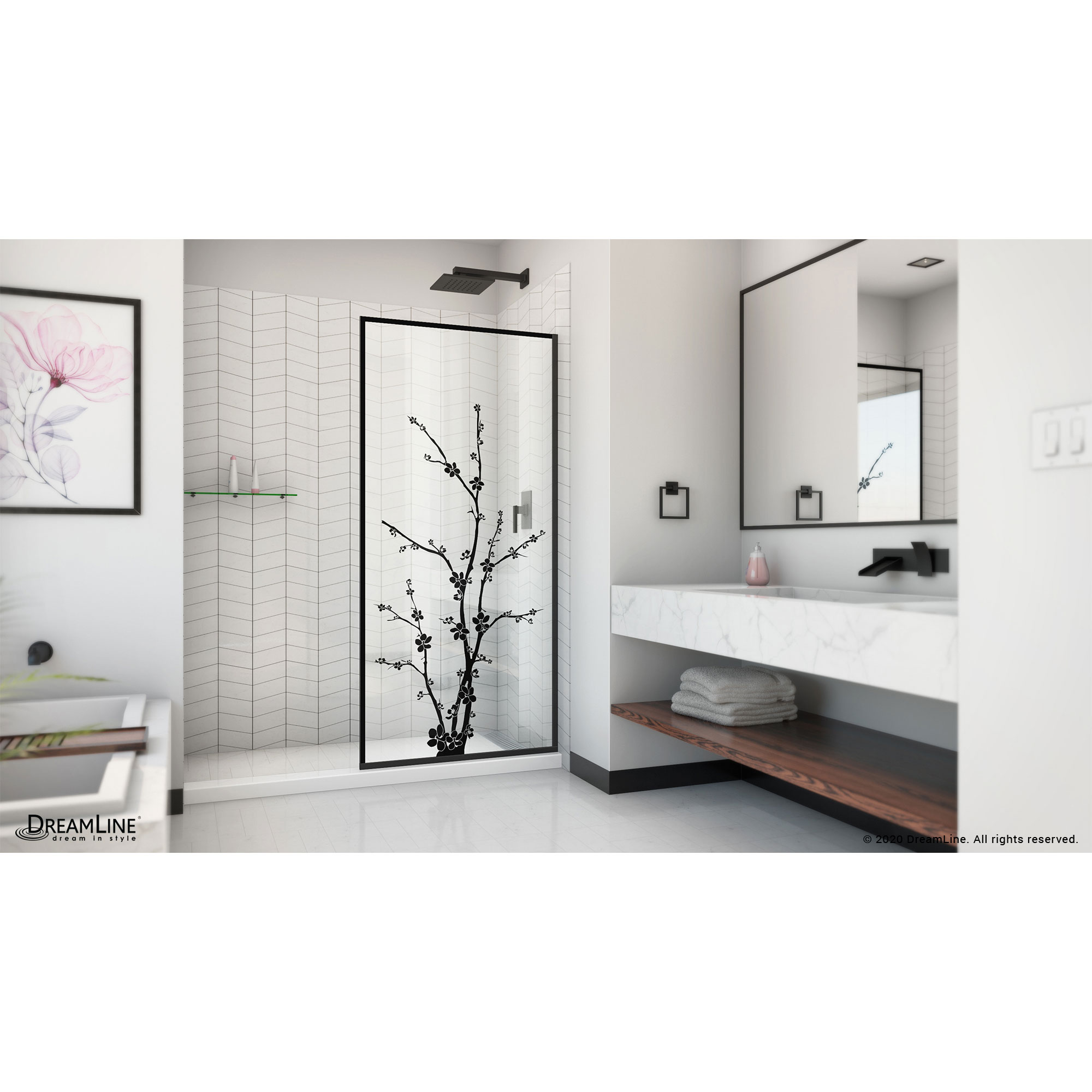 DreamLine D3234720ZNB-09 Shower-Doors - View #6