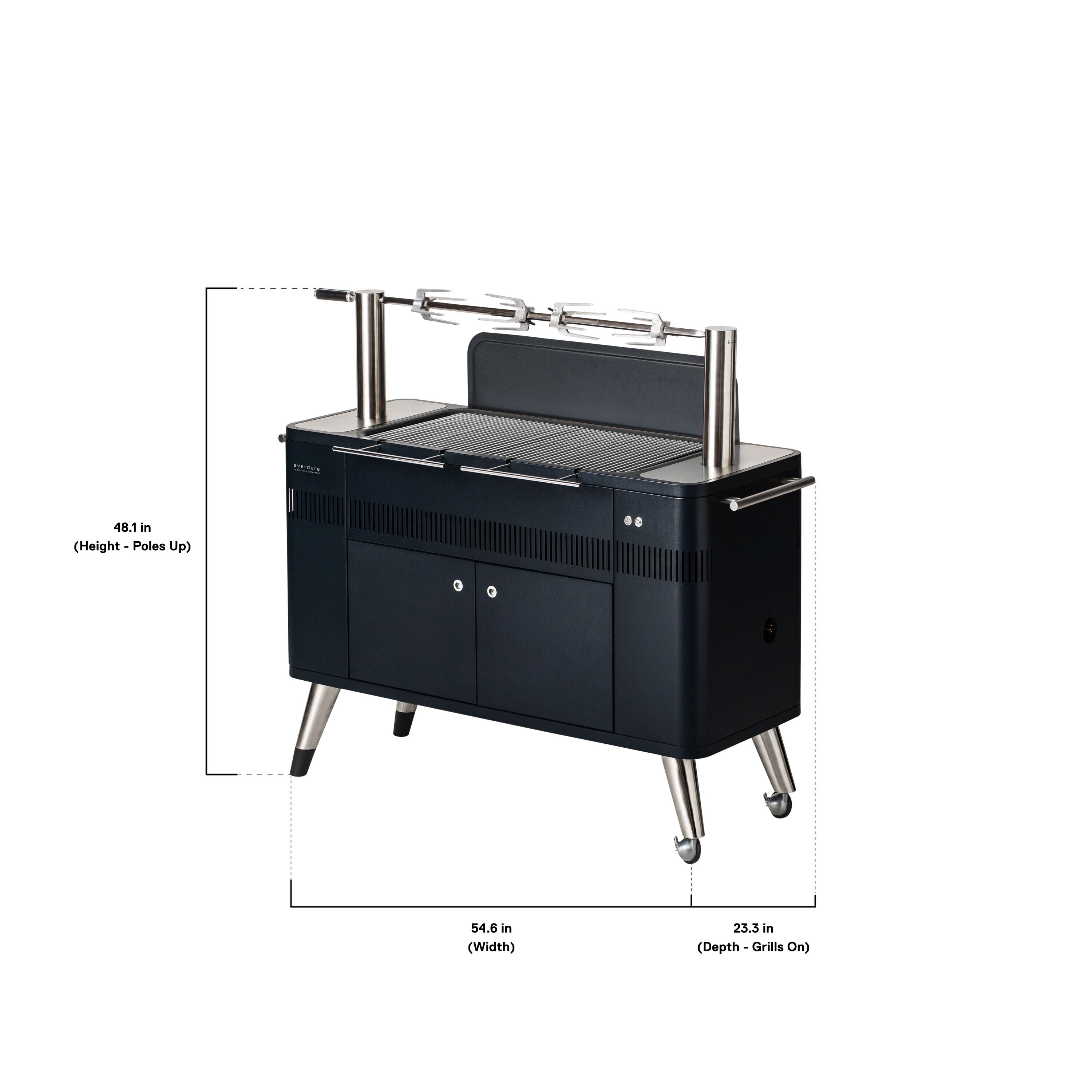 EVERDURE HBCE2BBUS Charcoal-Grills - View #17
