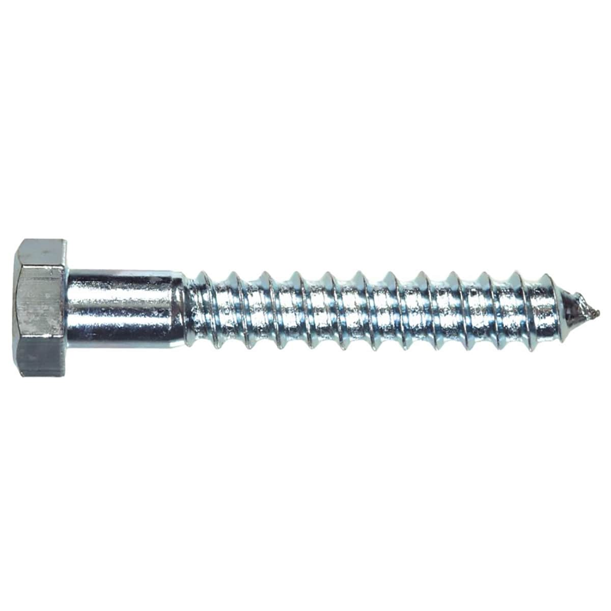 3/8-in x 3-1/2-in Zinc-Plated Hex-Head Interior Lag Screws | - Hillman 230093