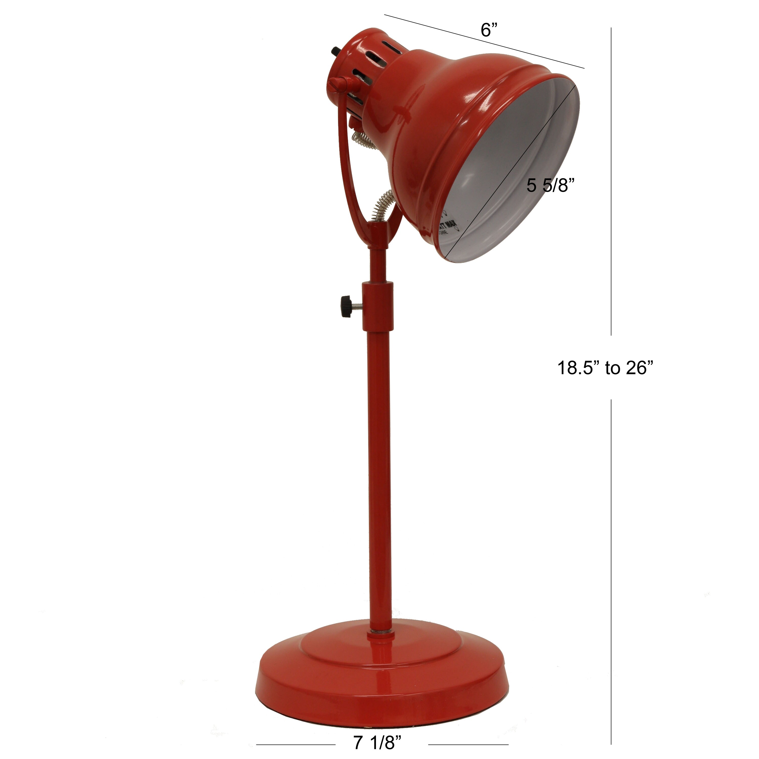 Red orange table lamp stock image. Image of metal, shadow - 264448819