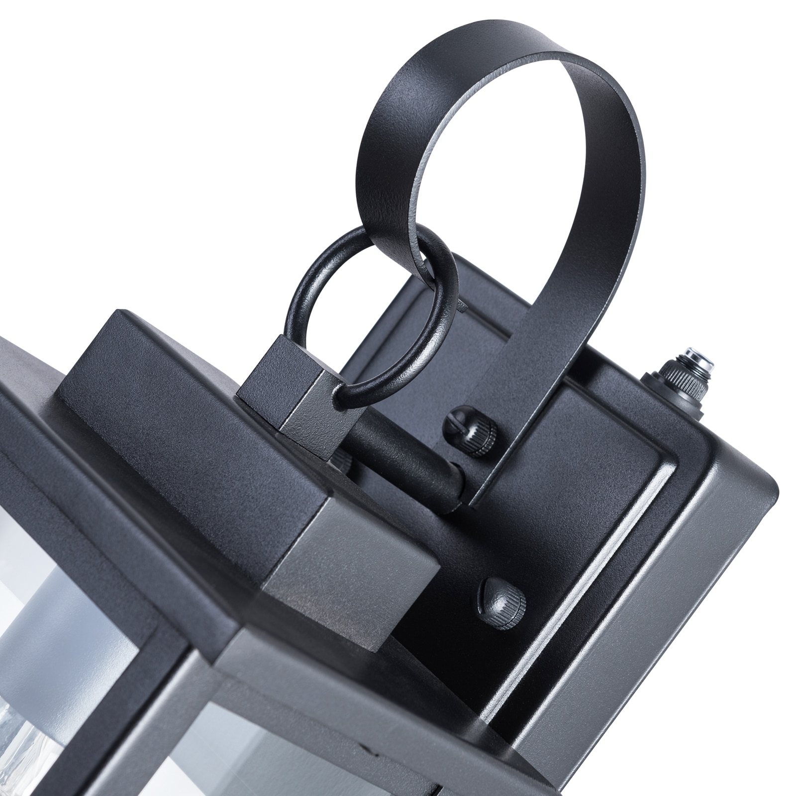 Matte Black Dimmable Outdoor Wall Sconce with Clear Glass