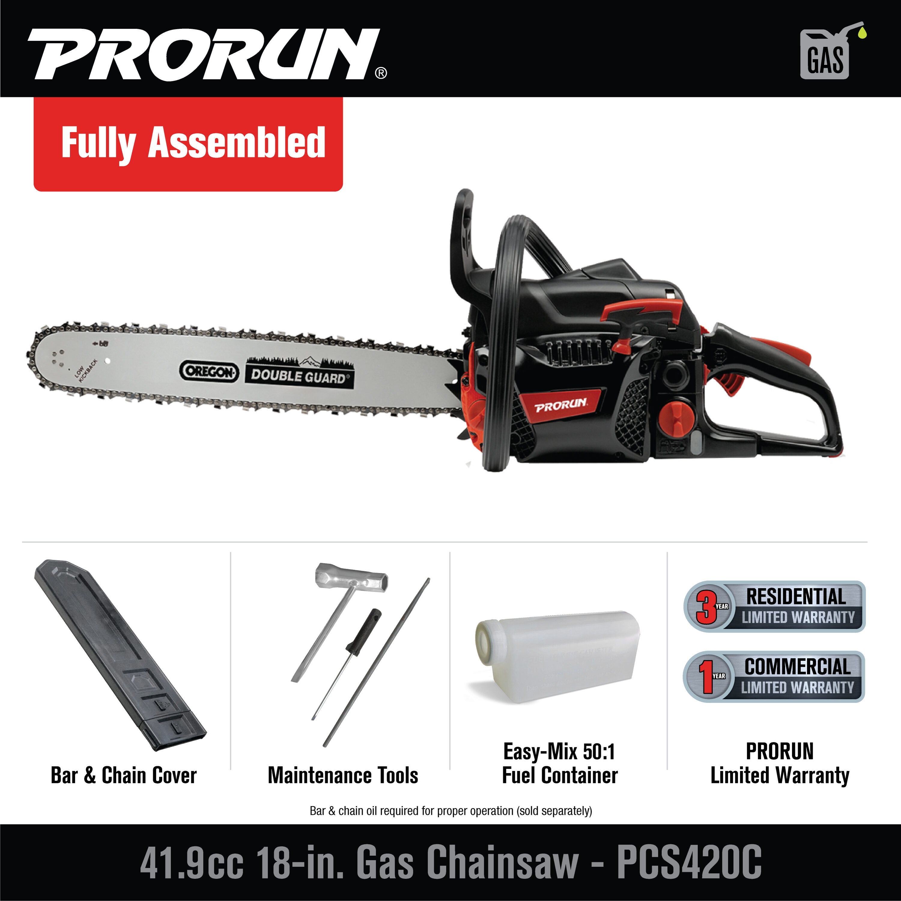 PRORUN PCS420C Cordless-Chainsaw - View #2