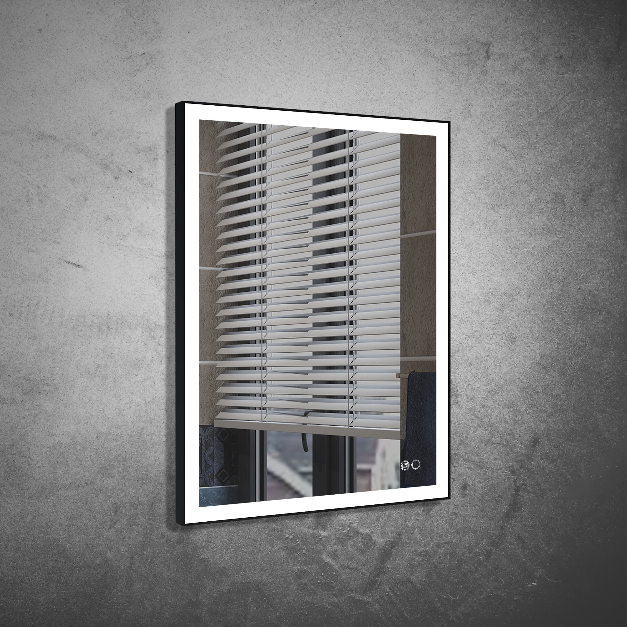 WELLFOR W5FM2432MB Framed-Bath-Mirrors - View #14