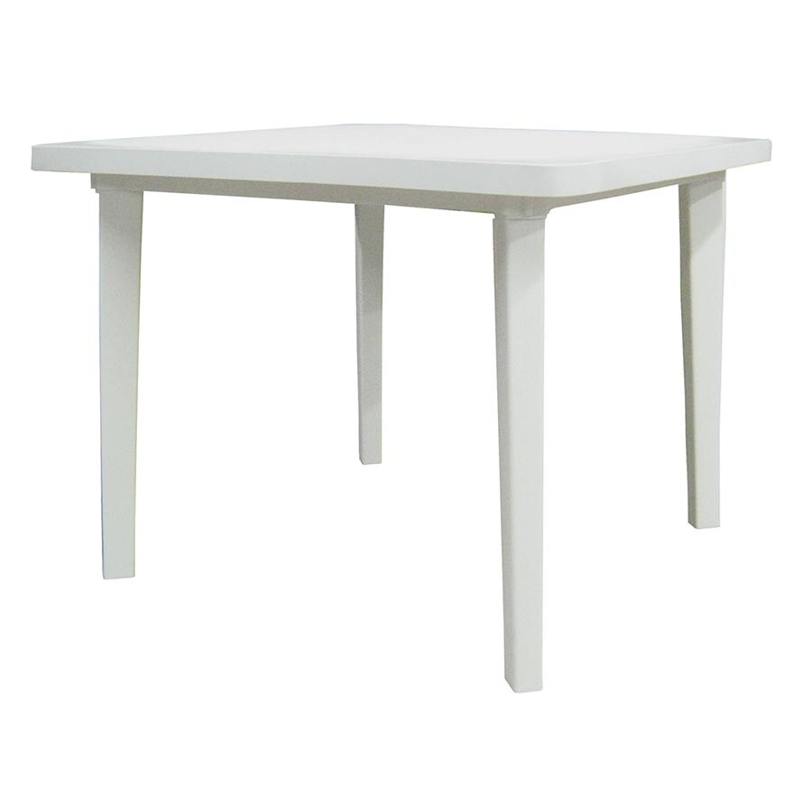 36 inch white table