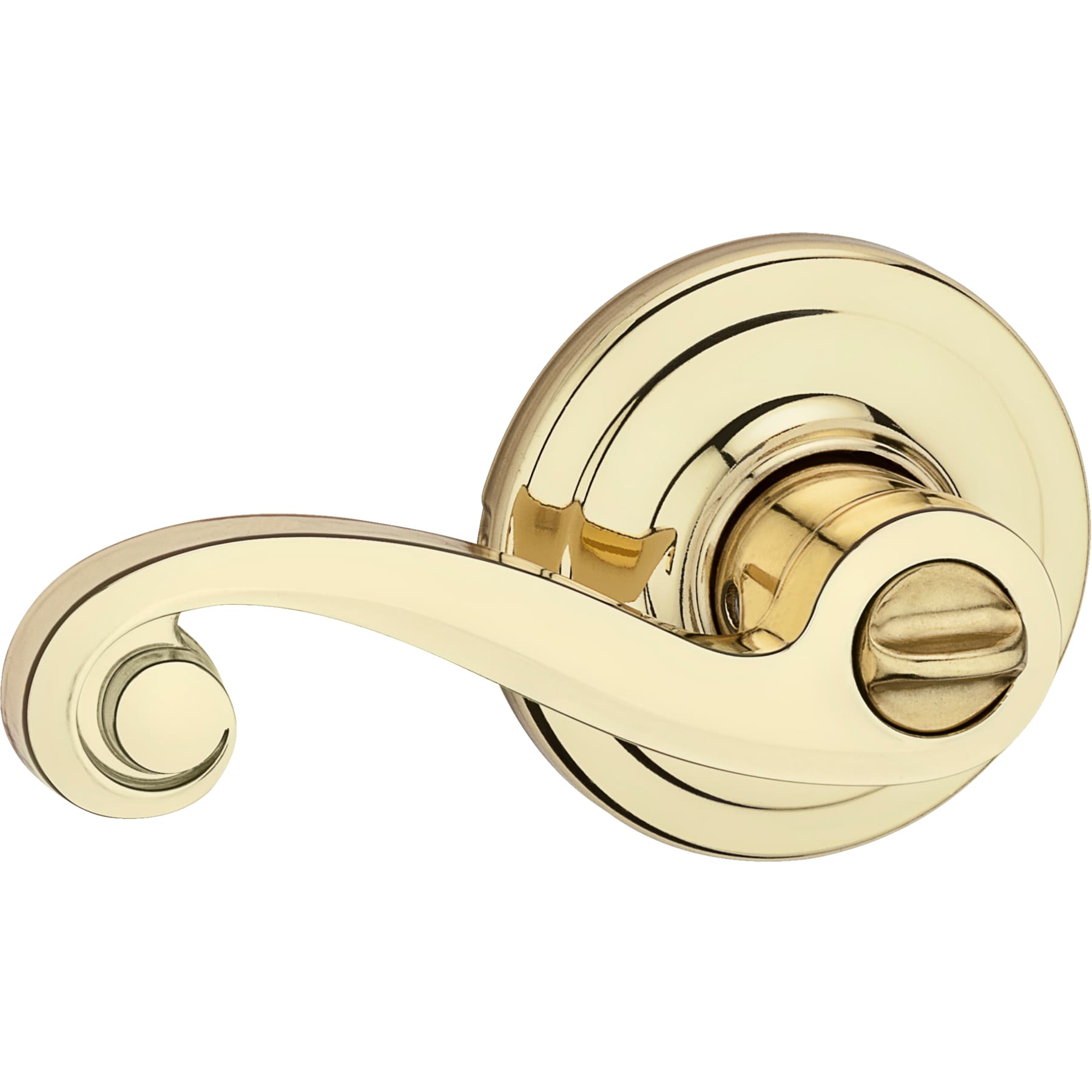 Door handle - Polished unlacquered brass - Model 705 - CC 187 mm