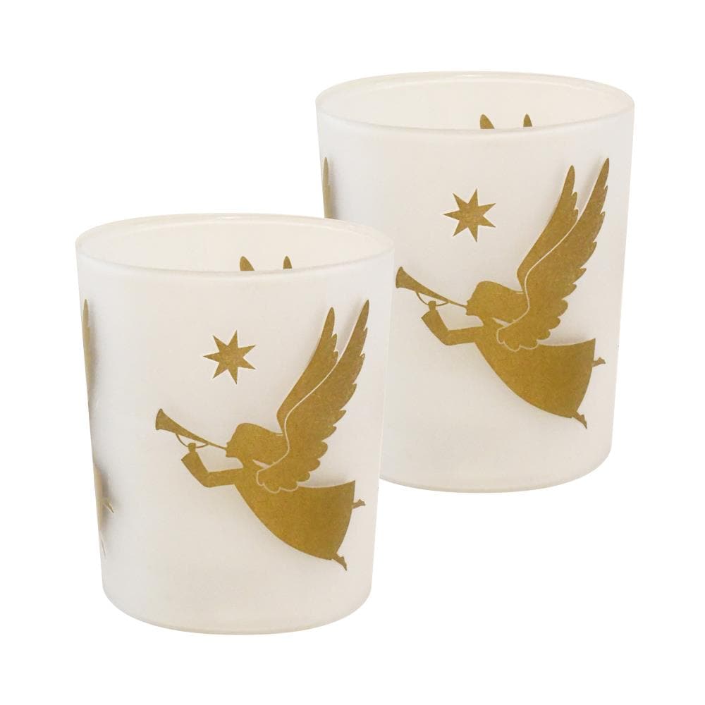 LumaBase 96602 2-Pack Battery-operated LED Candle with Timer