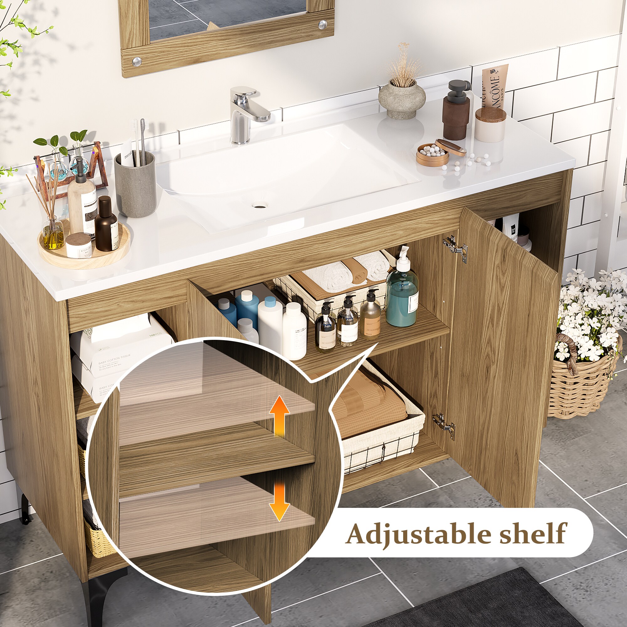 JEAREY JE-LDCWD-BE Bath-Vanity-Combo - View #8