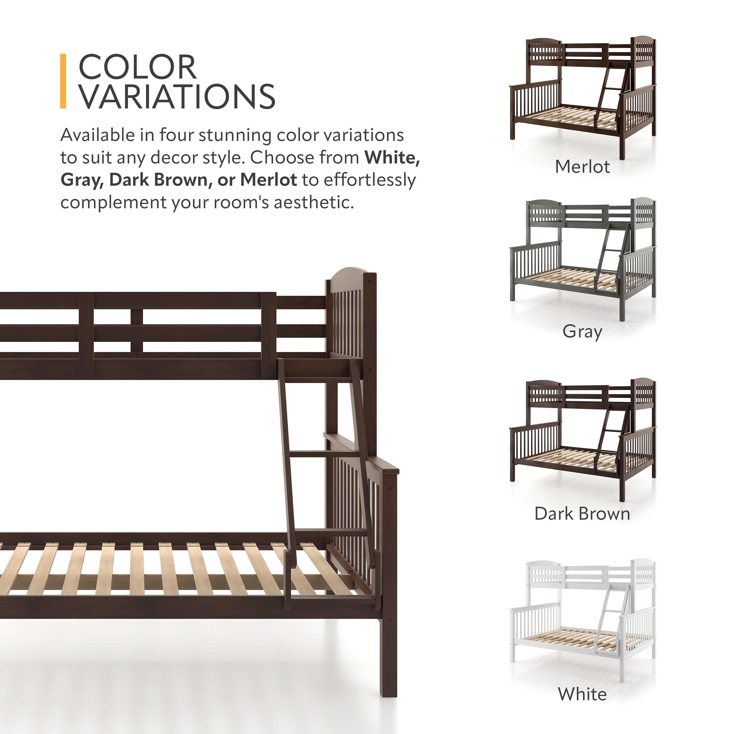 Furniture of America 005L-BK001ML Bunk-Beds - View #15