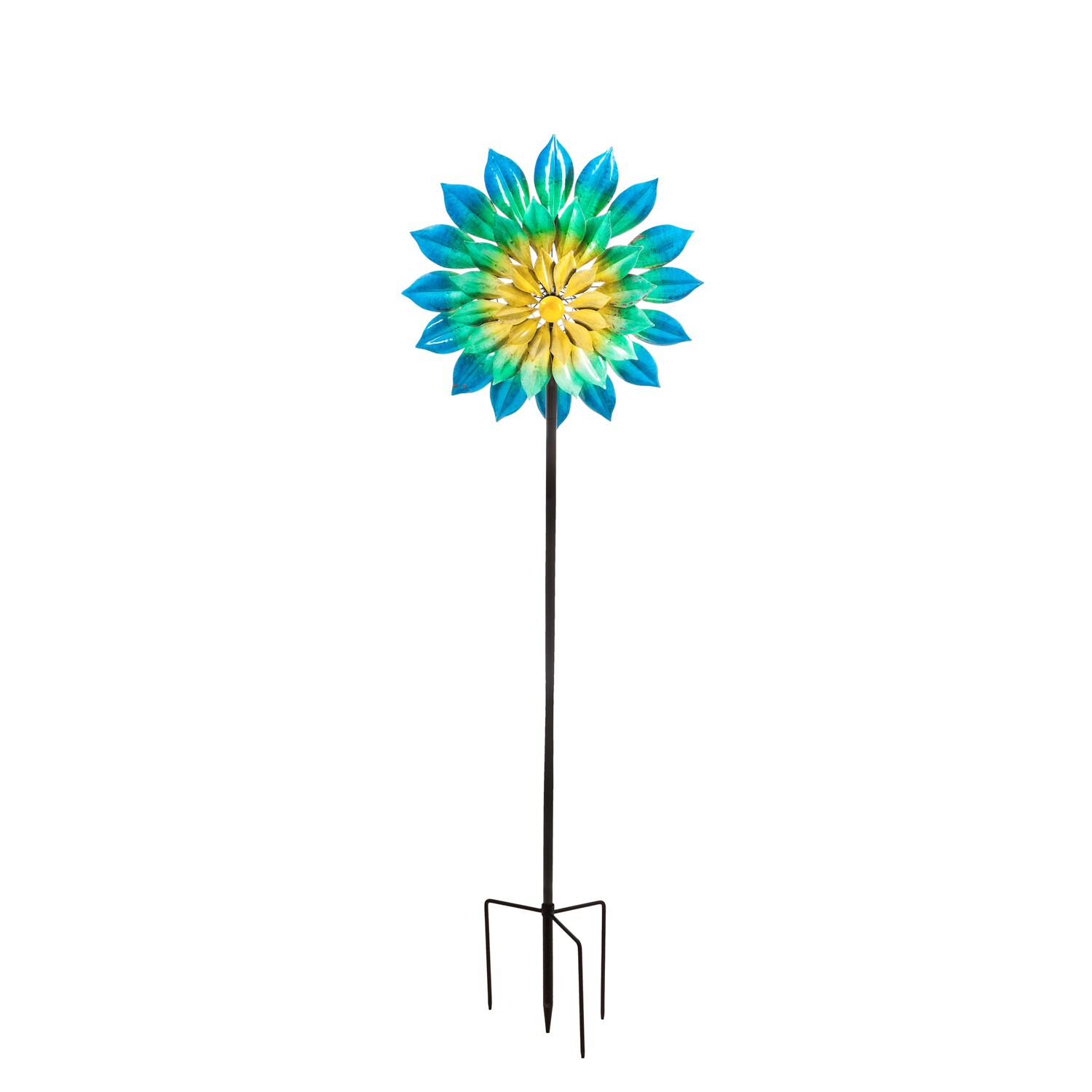Evergreen Multi-color Aluminum Wind Spinner #47M3094