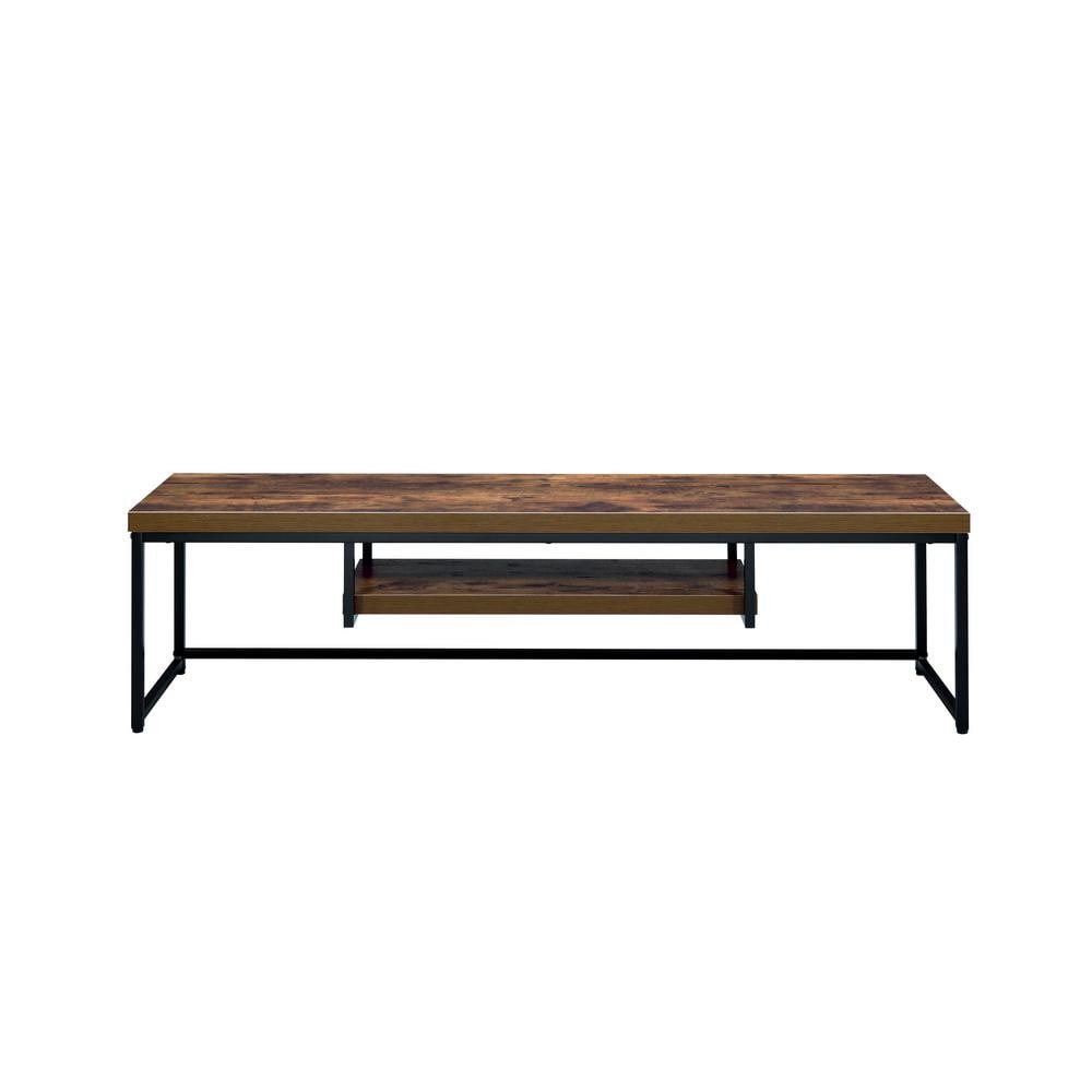 Benzara Modern/Contemporary Brown Tv Stand (Accommodates TVs up to 60 ...