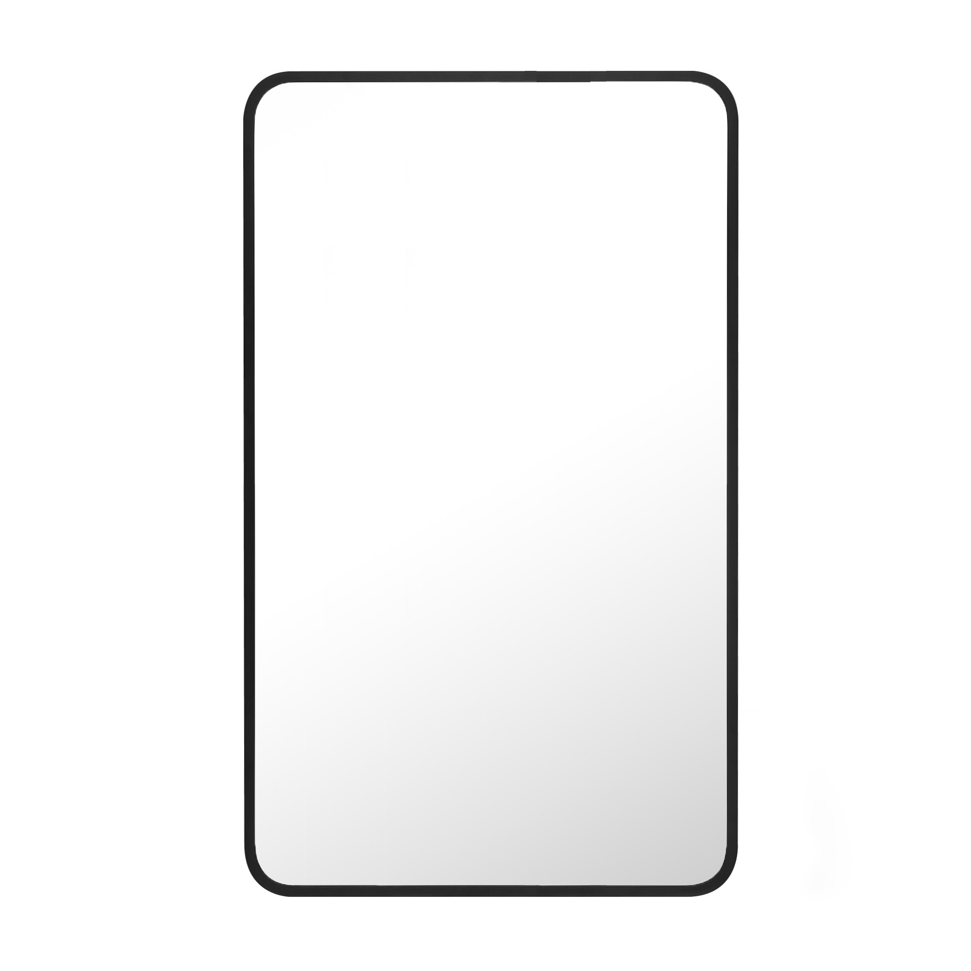 GETLEDEL MR-2704-BK 40-in x 24-in Framed Rectangle Tilting Bathroom Vanity Mirror ( Black )