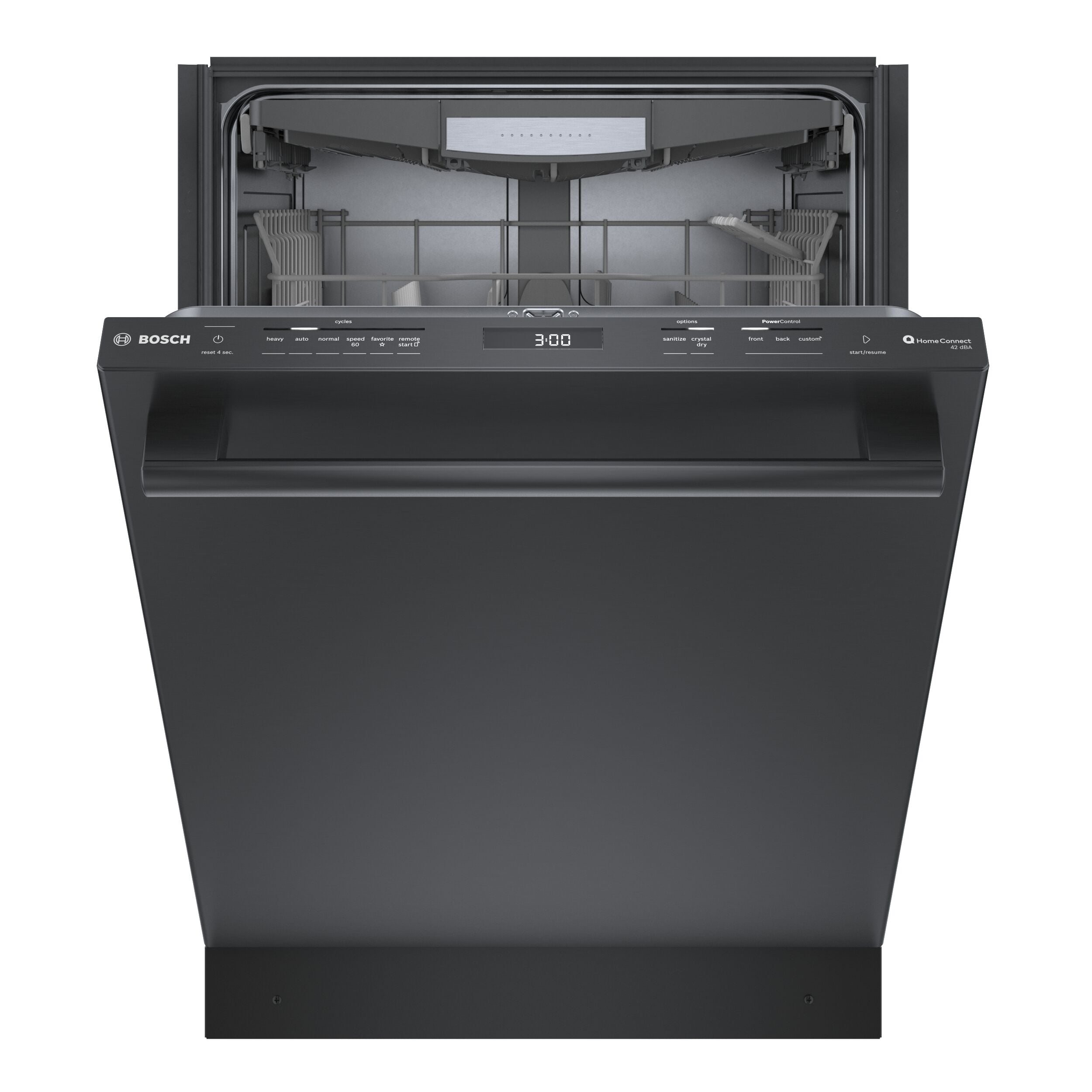 Bosch 800 Series 24 in. Smart Built-In Dishwasher with Top Control, 42 dBA  Sound Level, 15 Place Settings, 6 Wash Cycles & Sanitize Cycle - Custom
